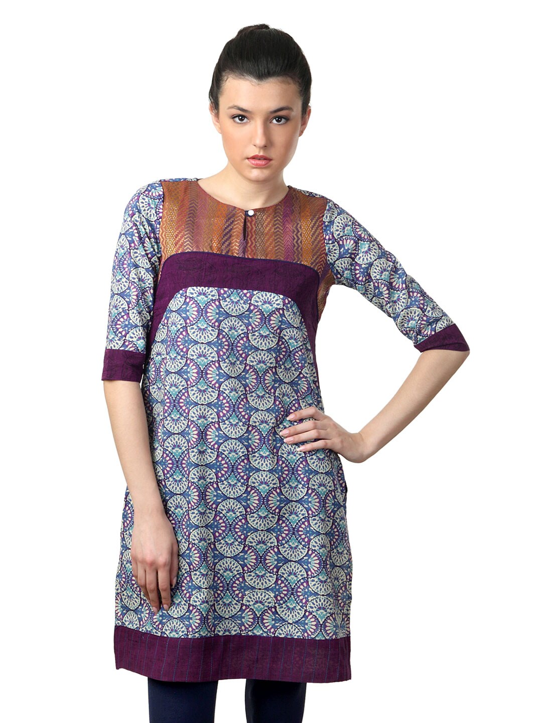 Mother Earth Women Multi Coloured Kurta