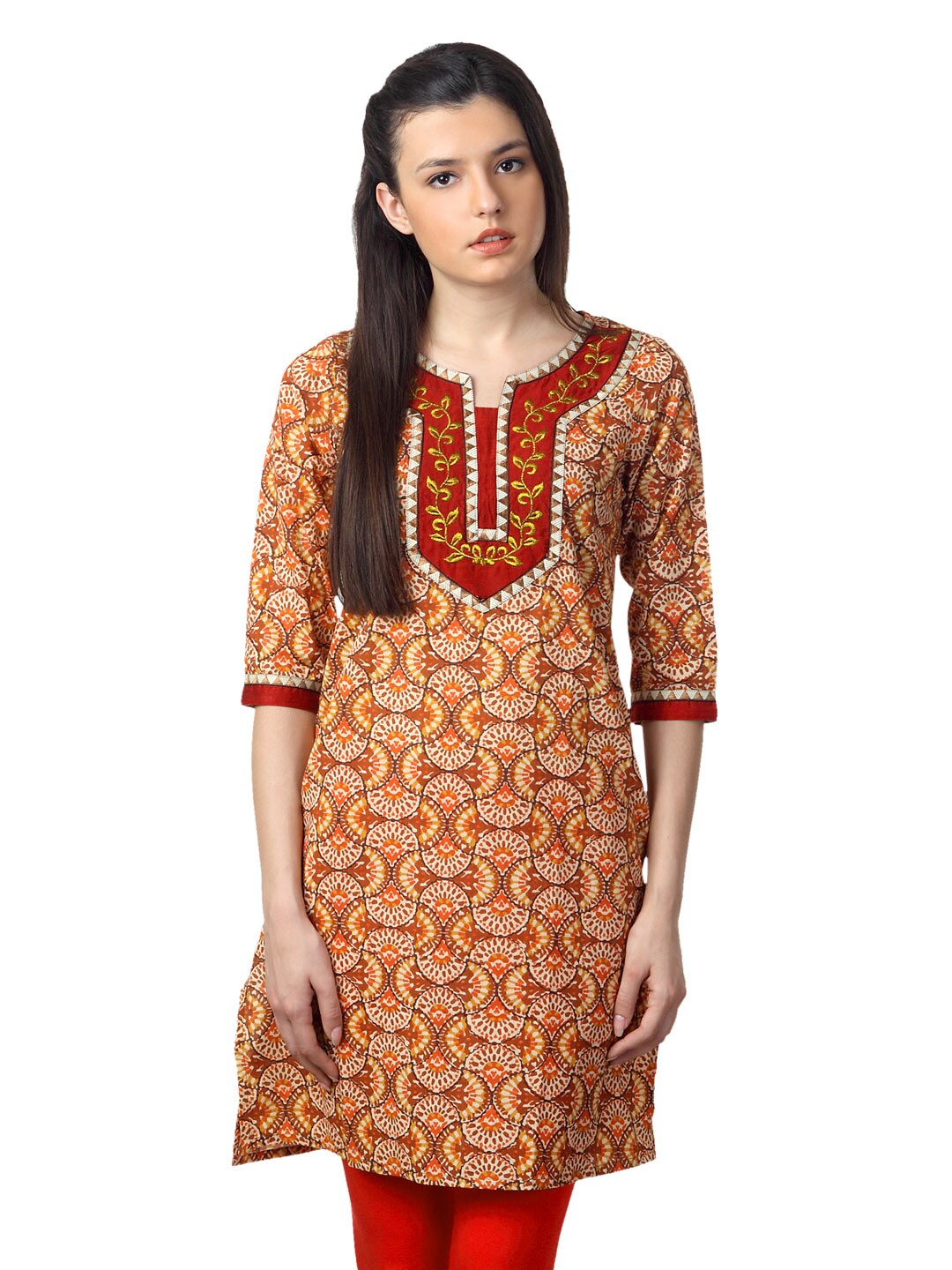 Mother Earth Women Multi Coloured Kurta