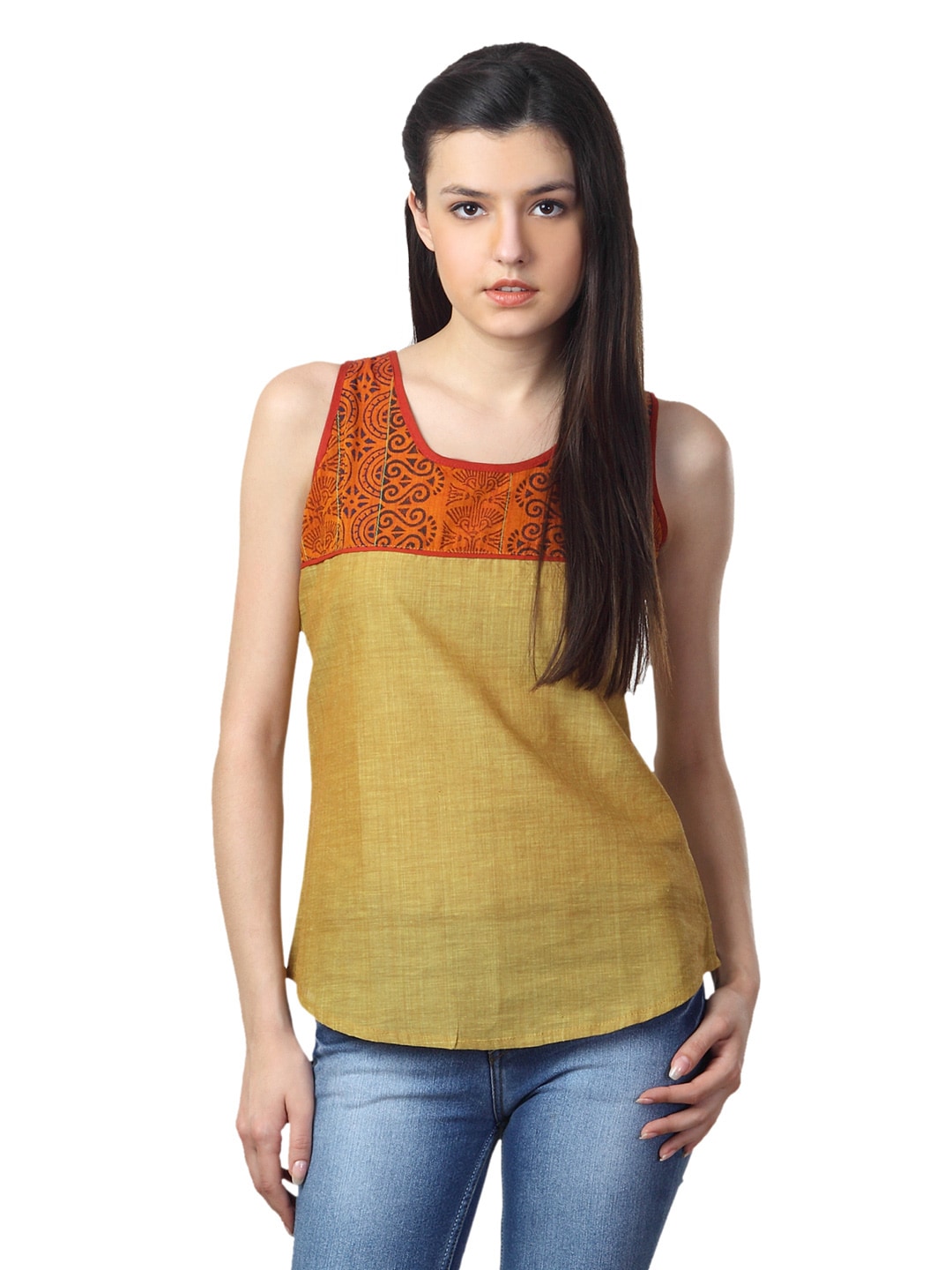 Mother Earth Women Brown Kurti