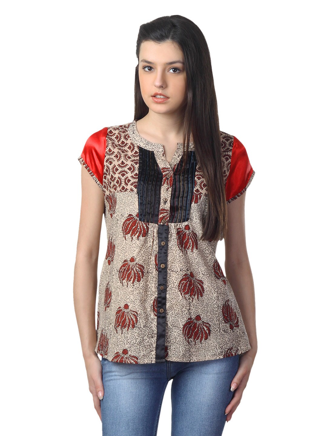 Mother Earth Women Beige Top