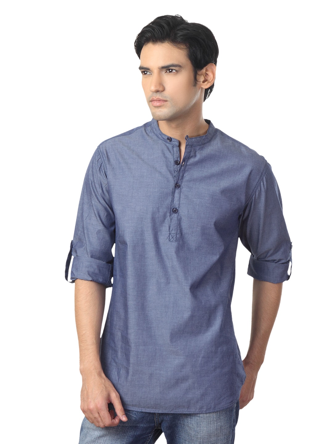 United Colors of Benetton Men Blue Shirt