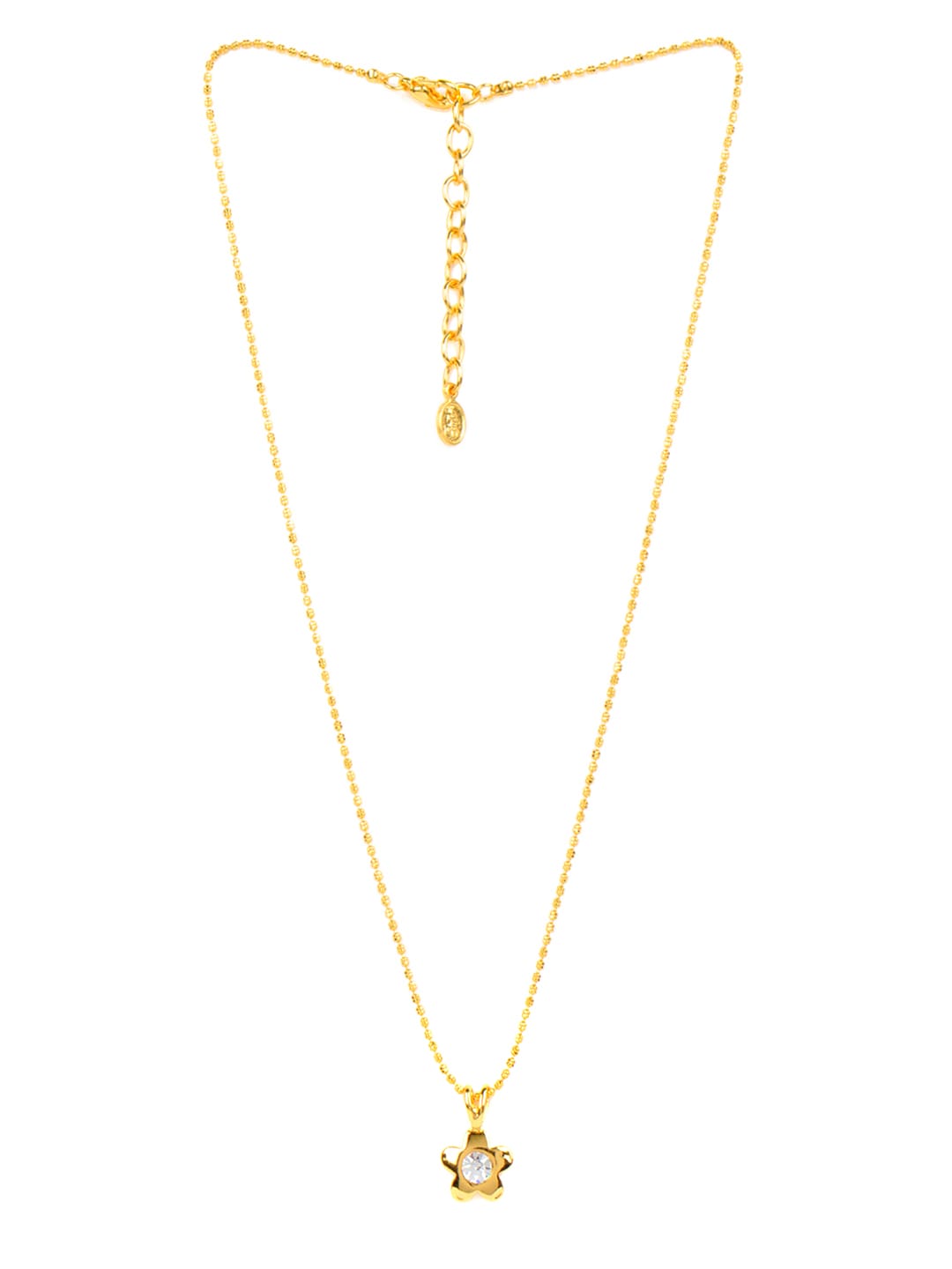 Estelle Women Gold Pendant with Chain