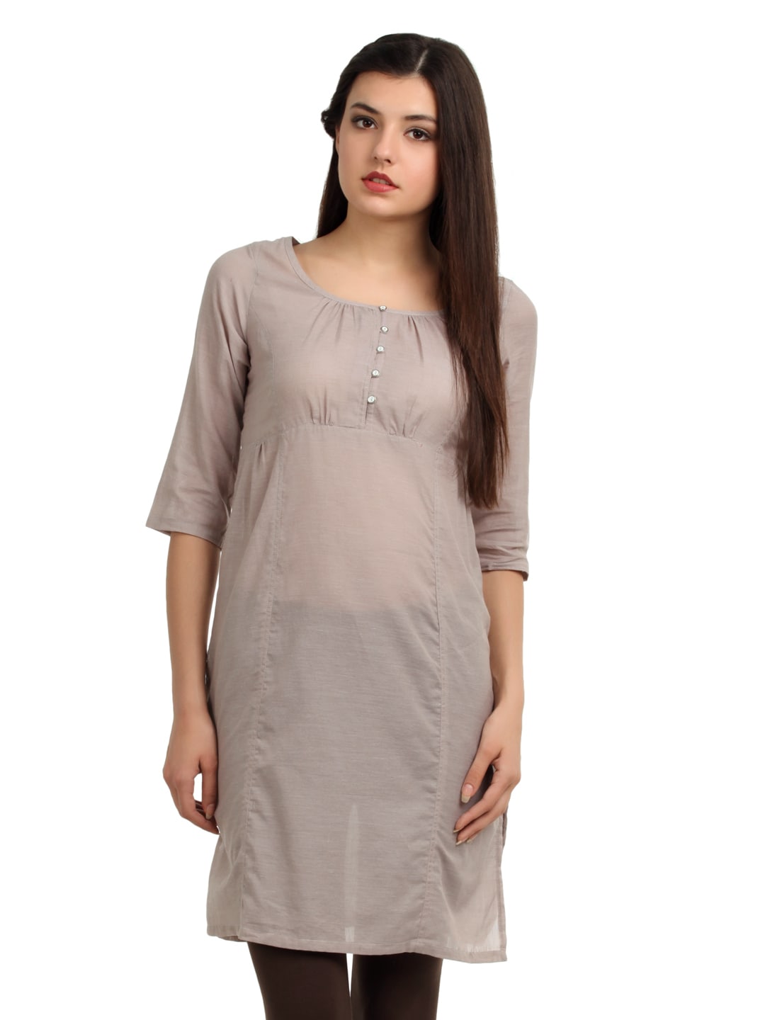 W Women Brown Kurta