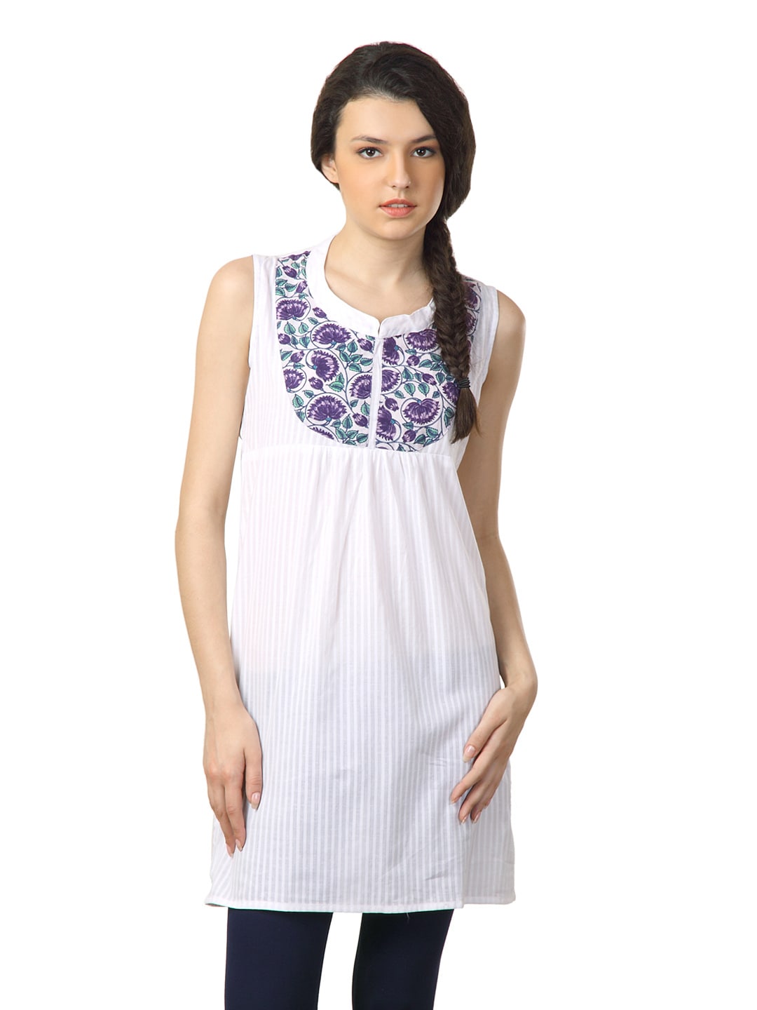 Alma Women White Kurta