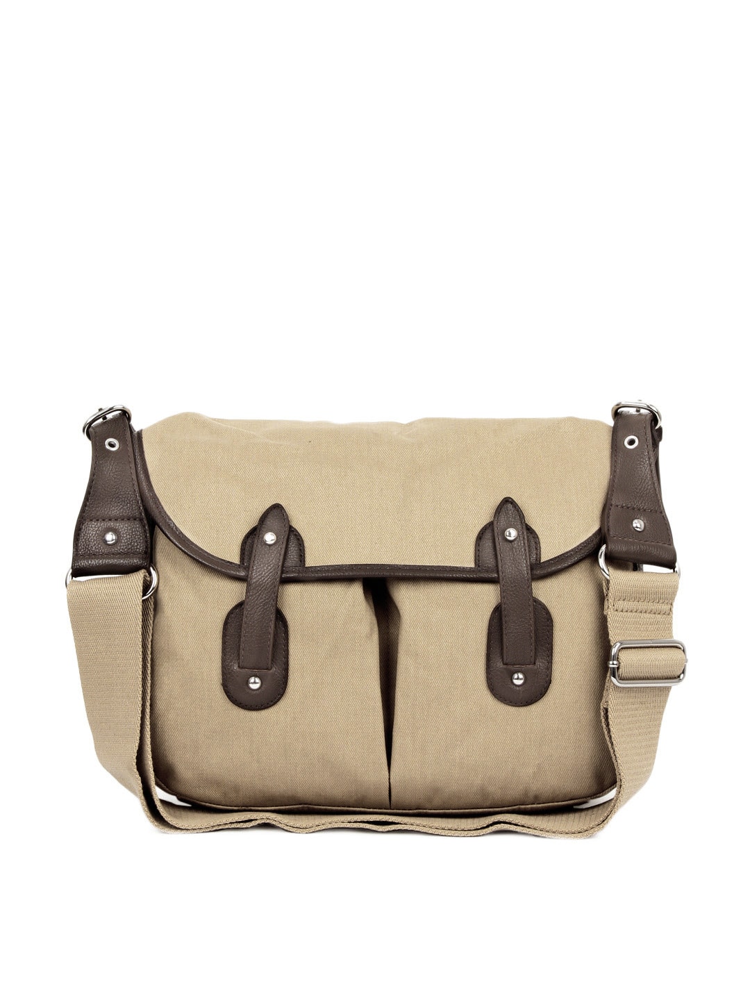 French Connection Women Khaki Bag