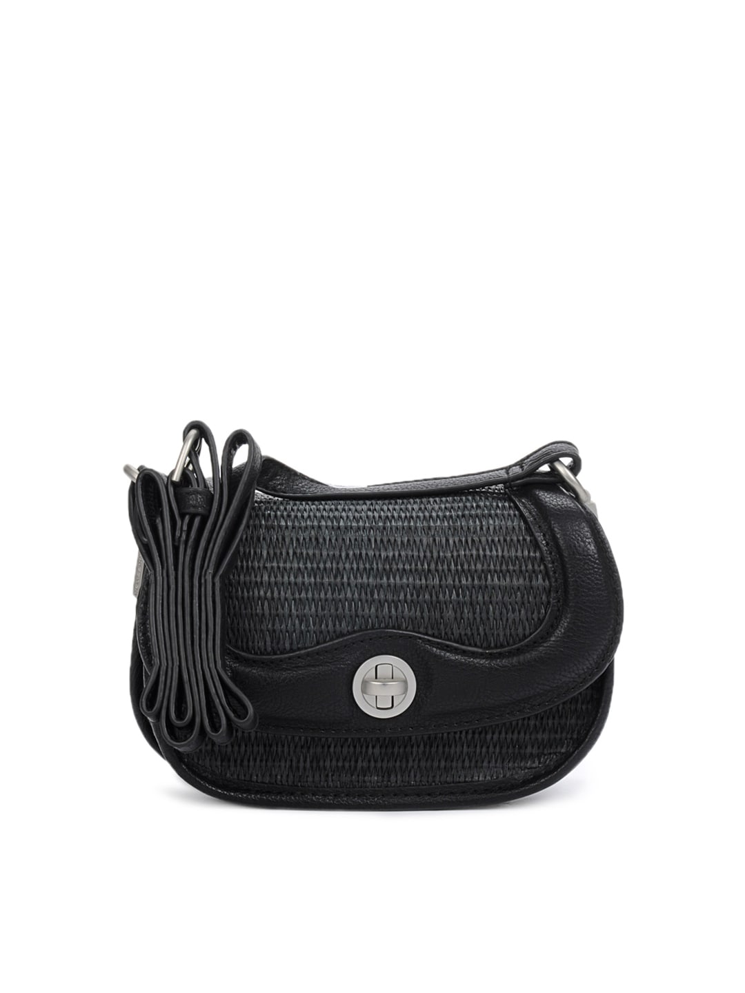 French Connection Women Black Sling Bag