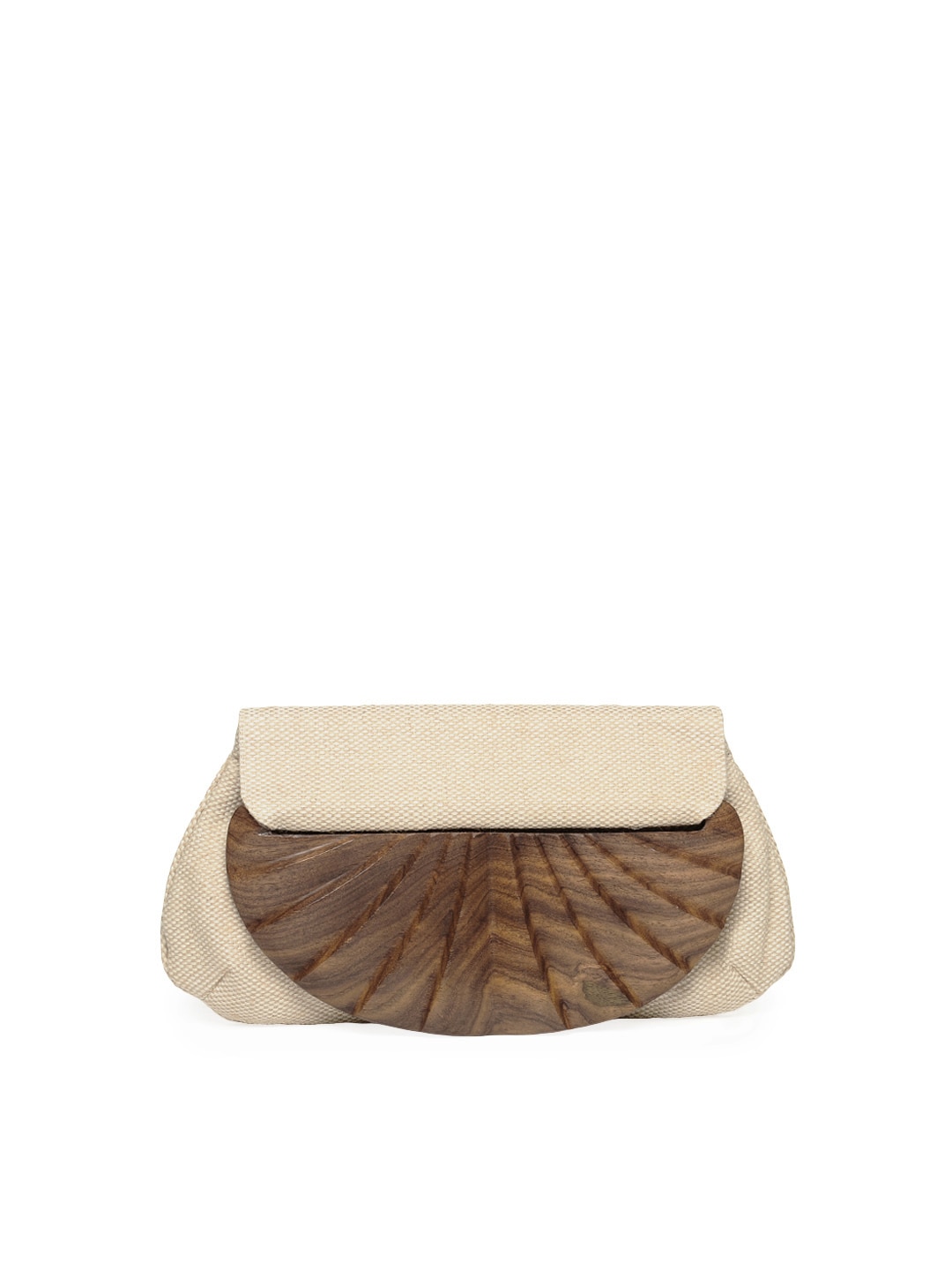 French Connection Women Beige Clutch
