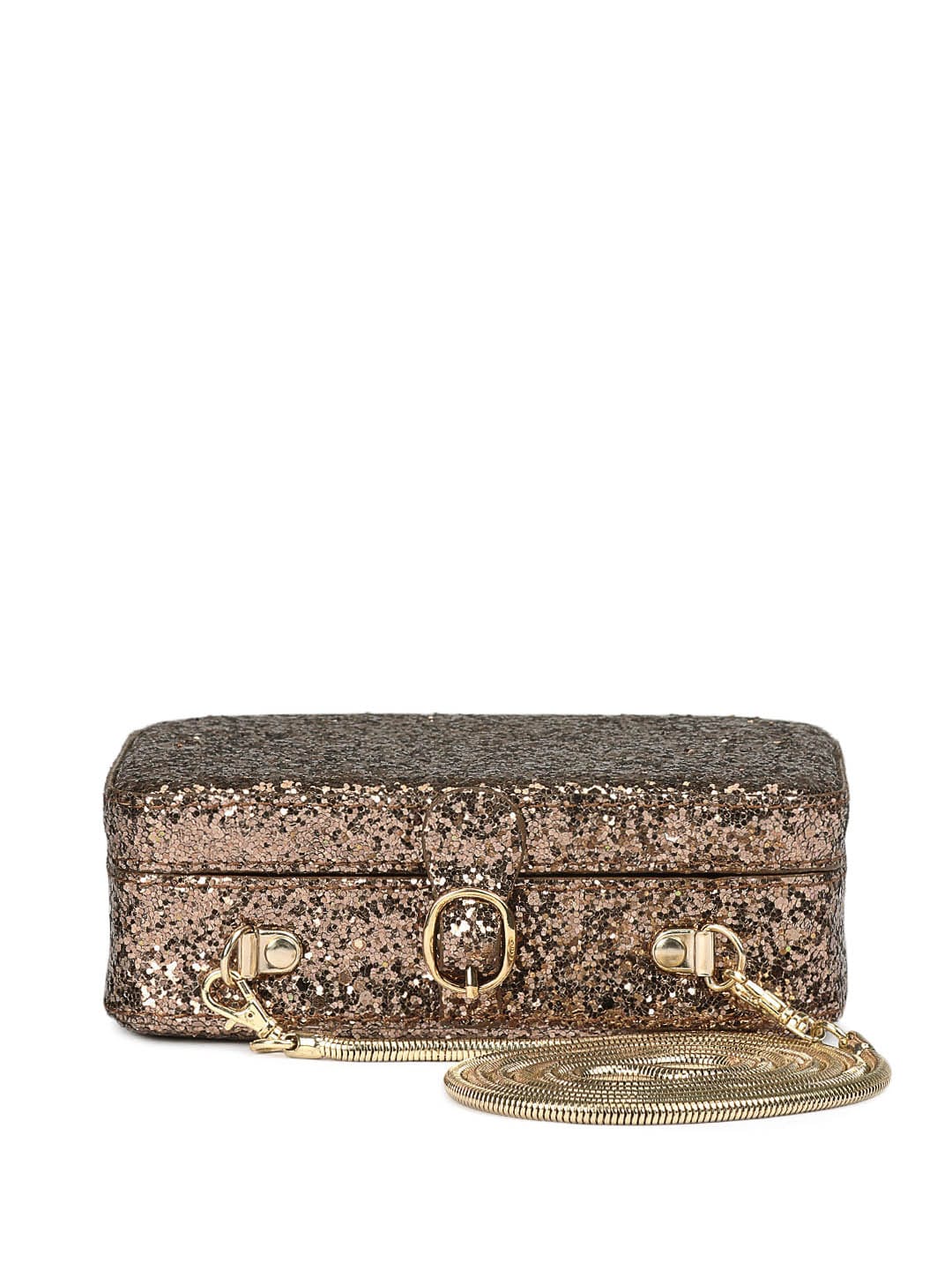 French Connection Women Copper Clutch