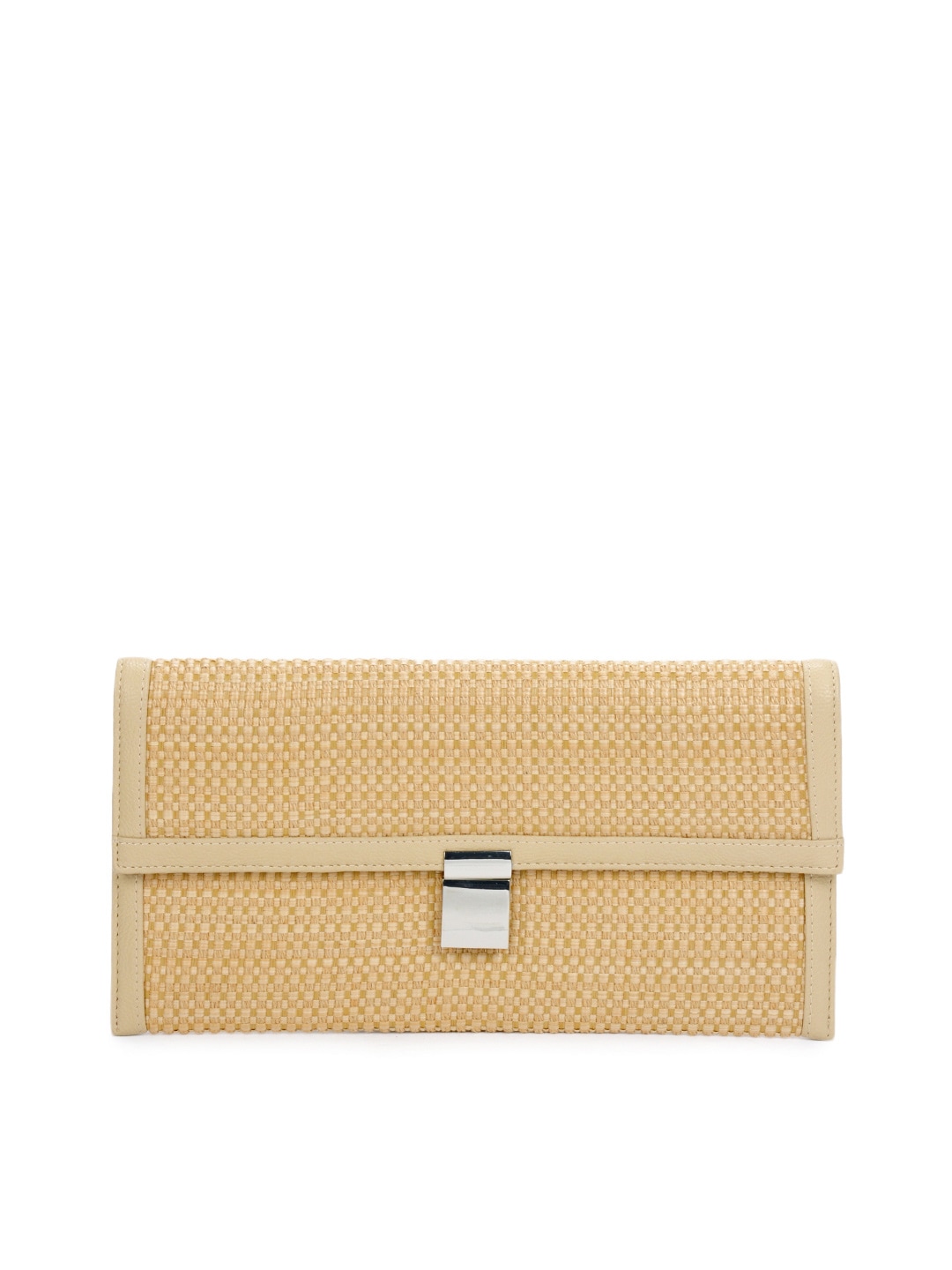 French Connection Women Beige Clutch