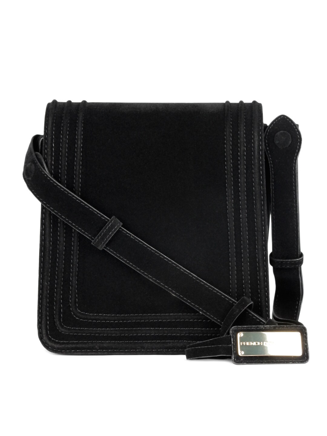 French Connection Women Black Sling Bag