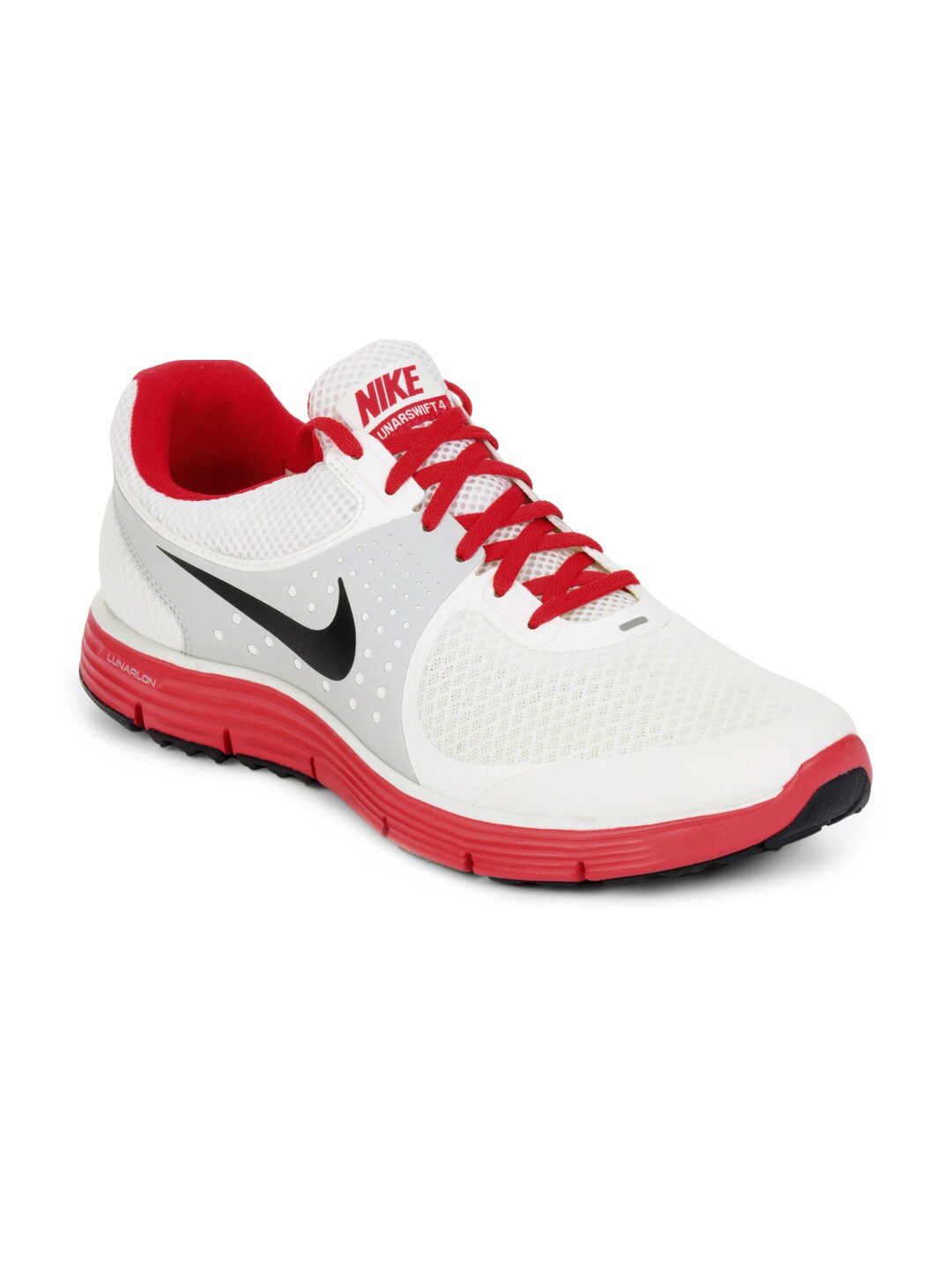 Nike Men White Lunarswift Sports Shoes