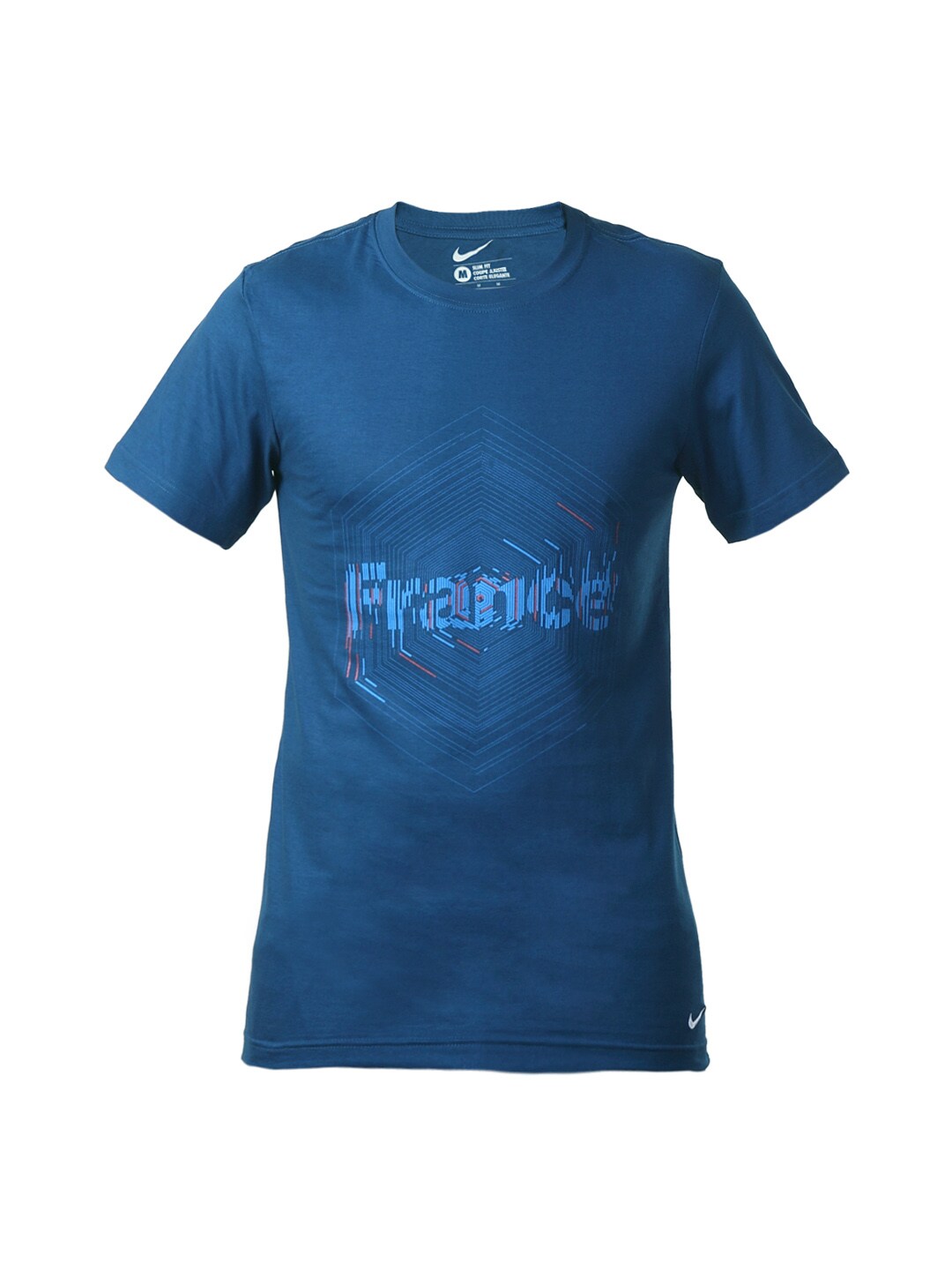 Nike Men Blue FFF Football T-shirt
