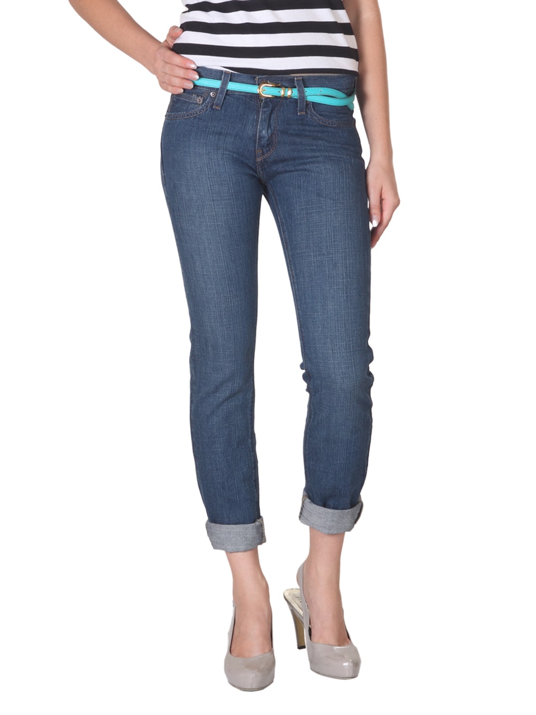 Denizen Women Blue Skinny Thunder Jeans