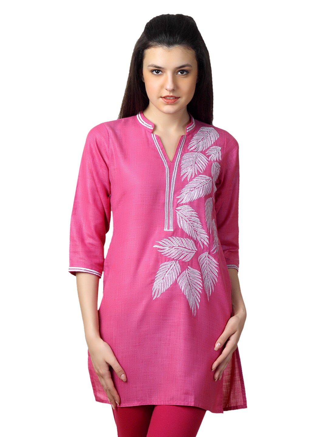 Aneri Women Pink Kurta