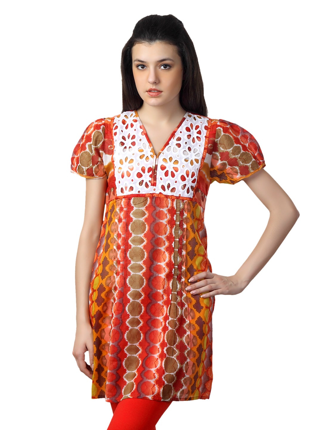 Aneri Women Red Kurta