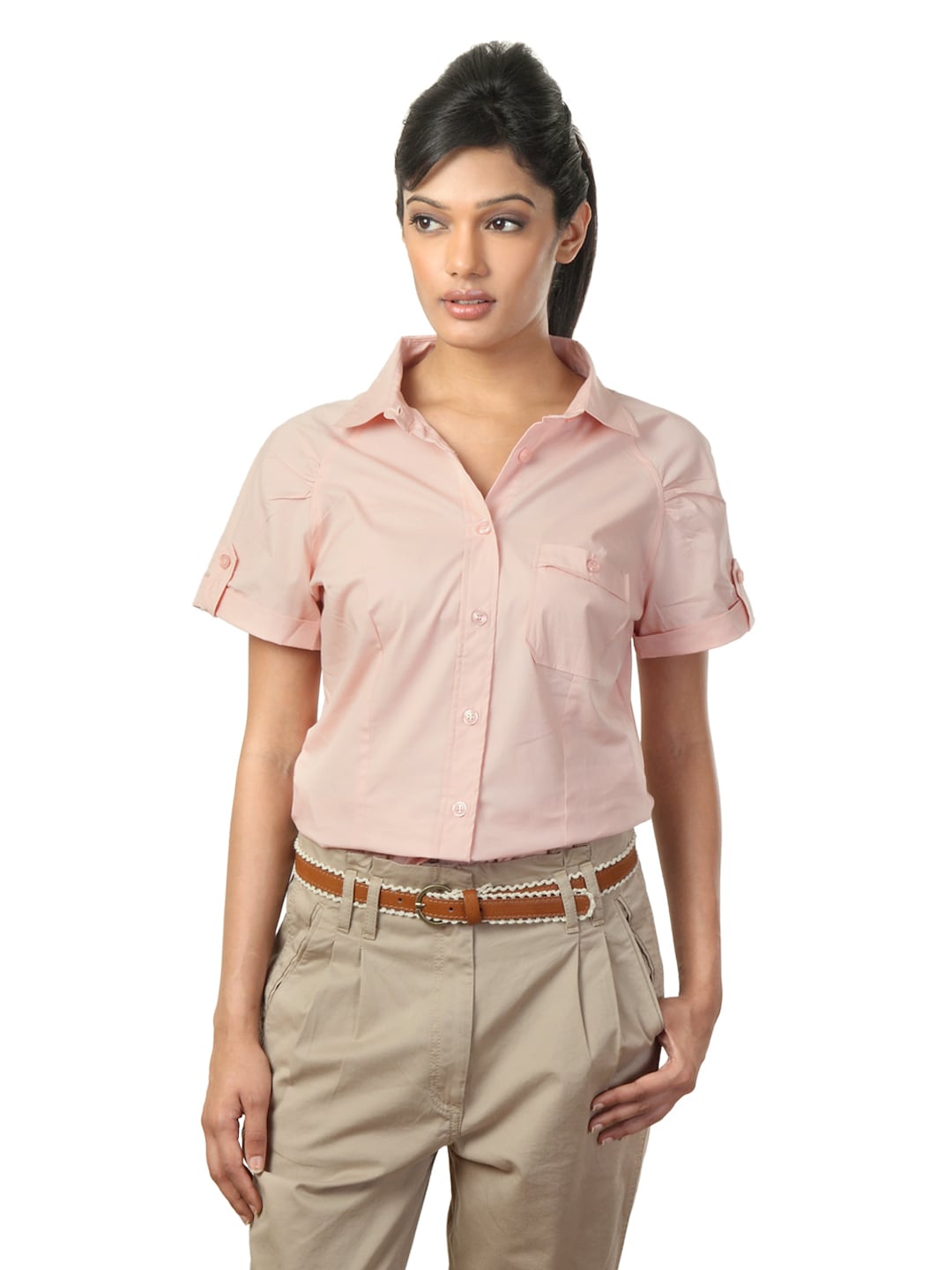 United Colors of Benetton Women Pink Shirt