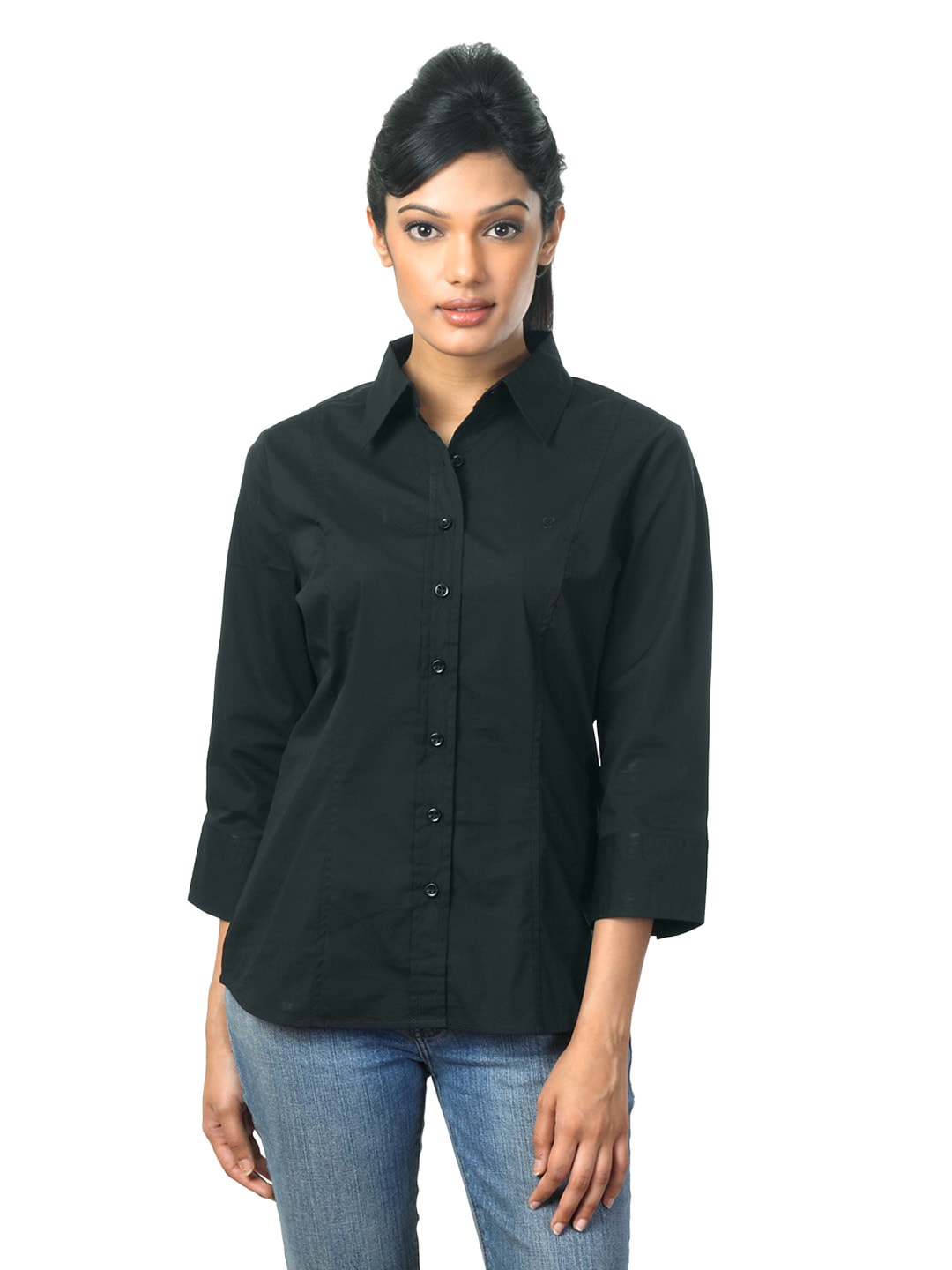 United Colors of Benetton Women Black Shirt