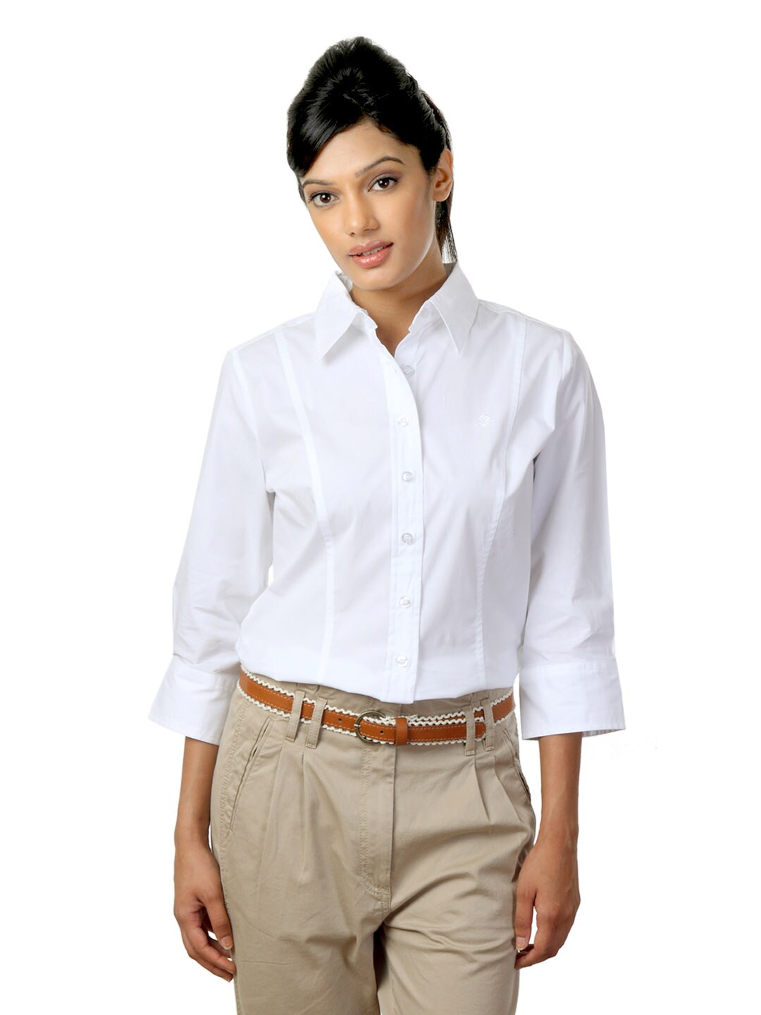 United Colors of Benetton Women White Shirt