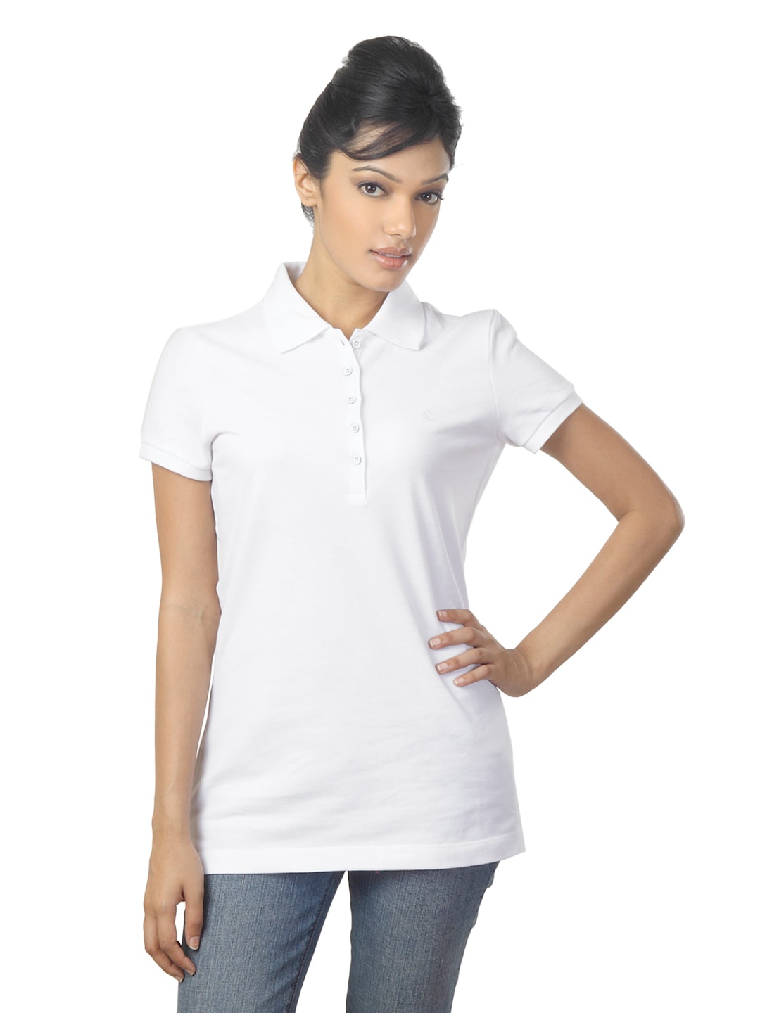 United Colors of Benetton Women White T-shirt