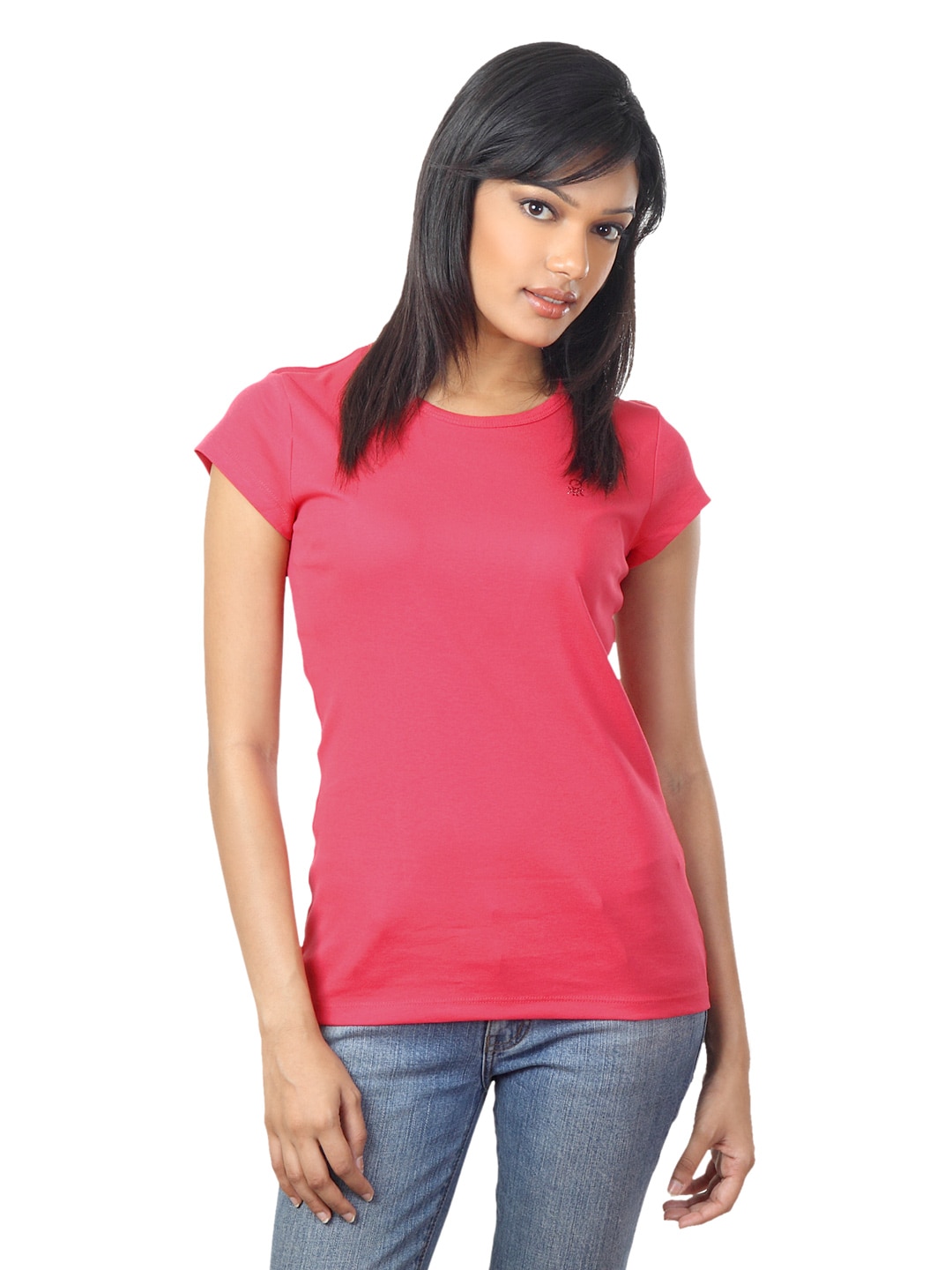 United Colors of Benetton Women Pink T-shirt