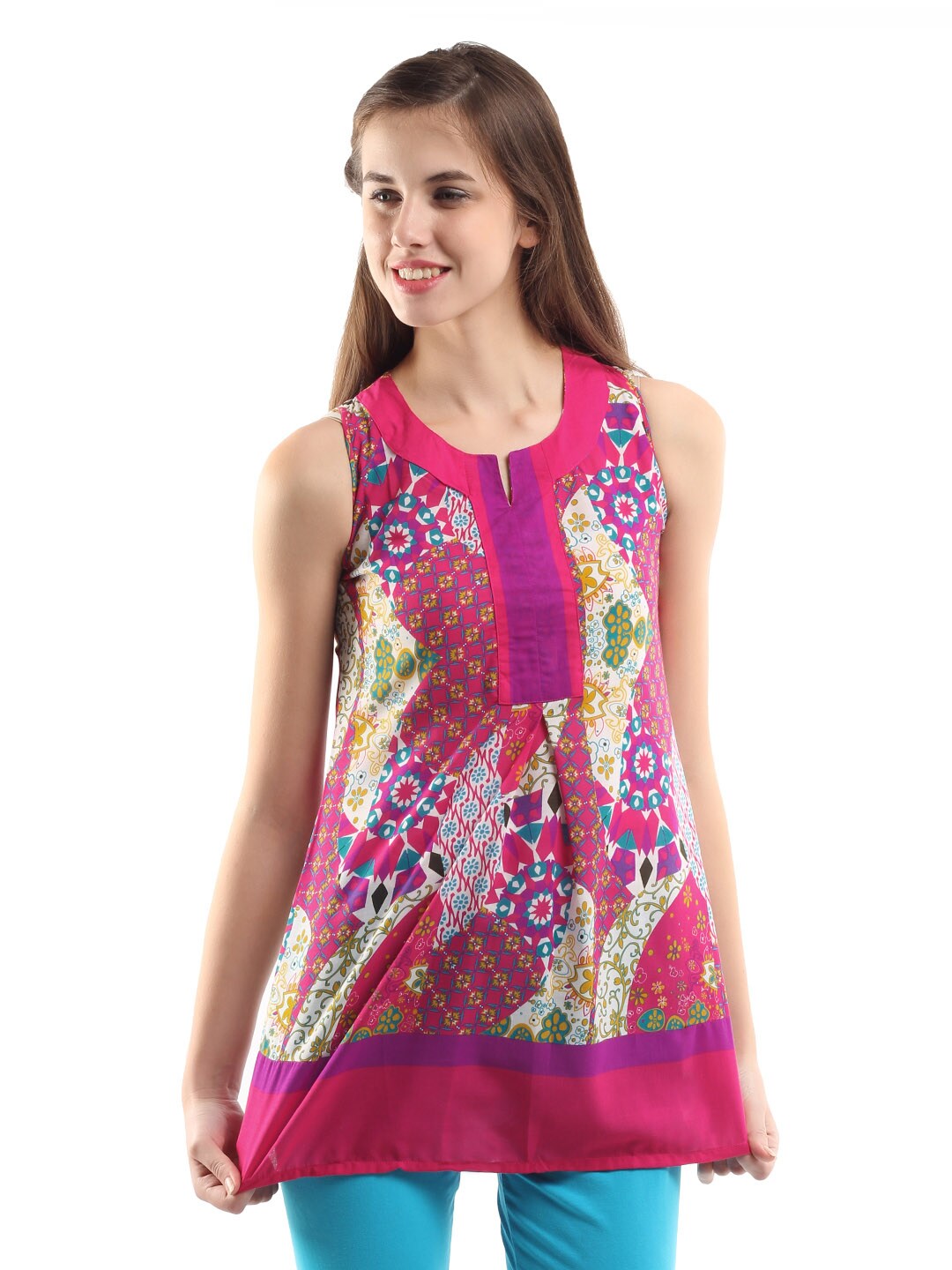 Global Desi Women Pink Top