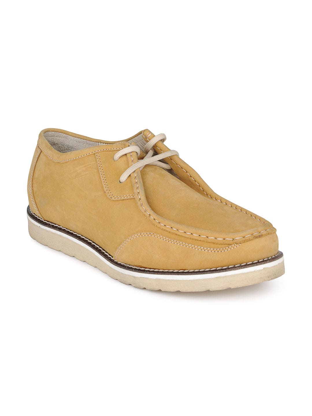 Woodland Men Mustard Shoes