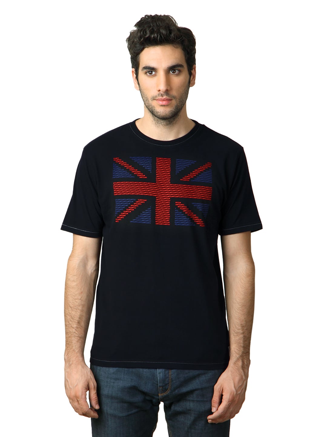 French Connection Men Blue T-shirt