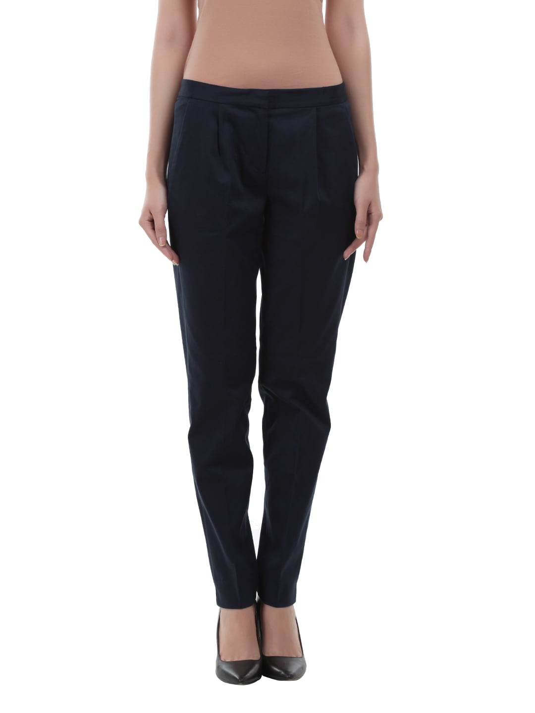 French Connection Women Navy Trouser