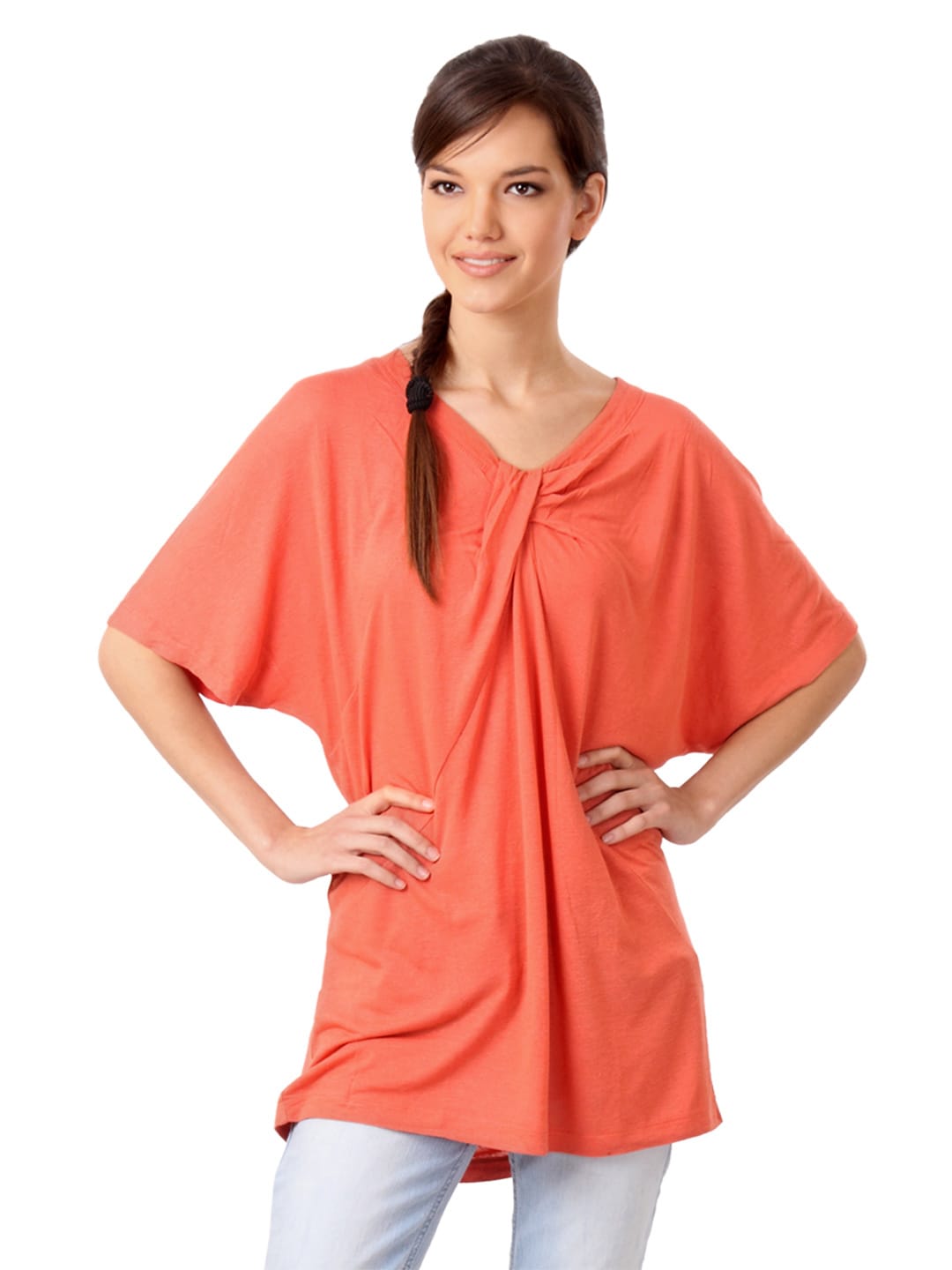 French Connection Women Orange Top