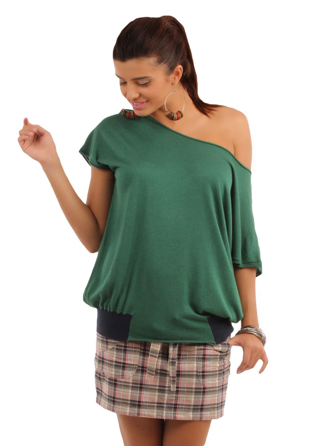 French Connection Women Green Top