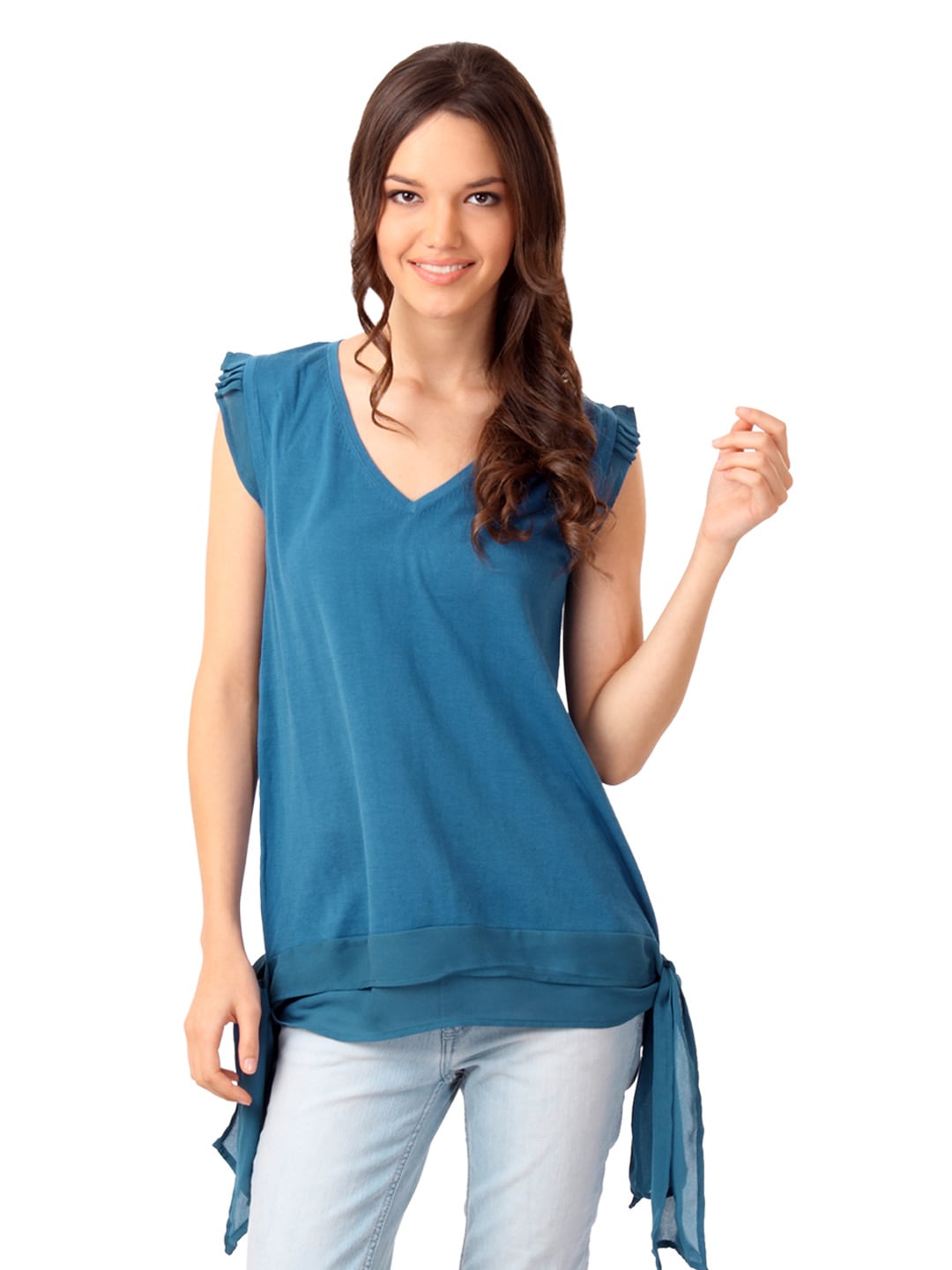 French Connection Women Blue Top