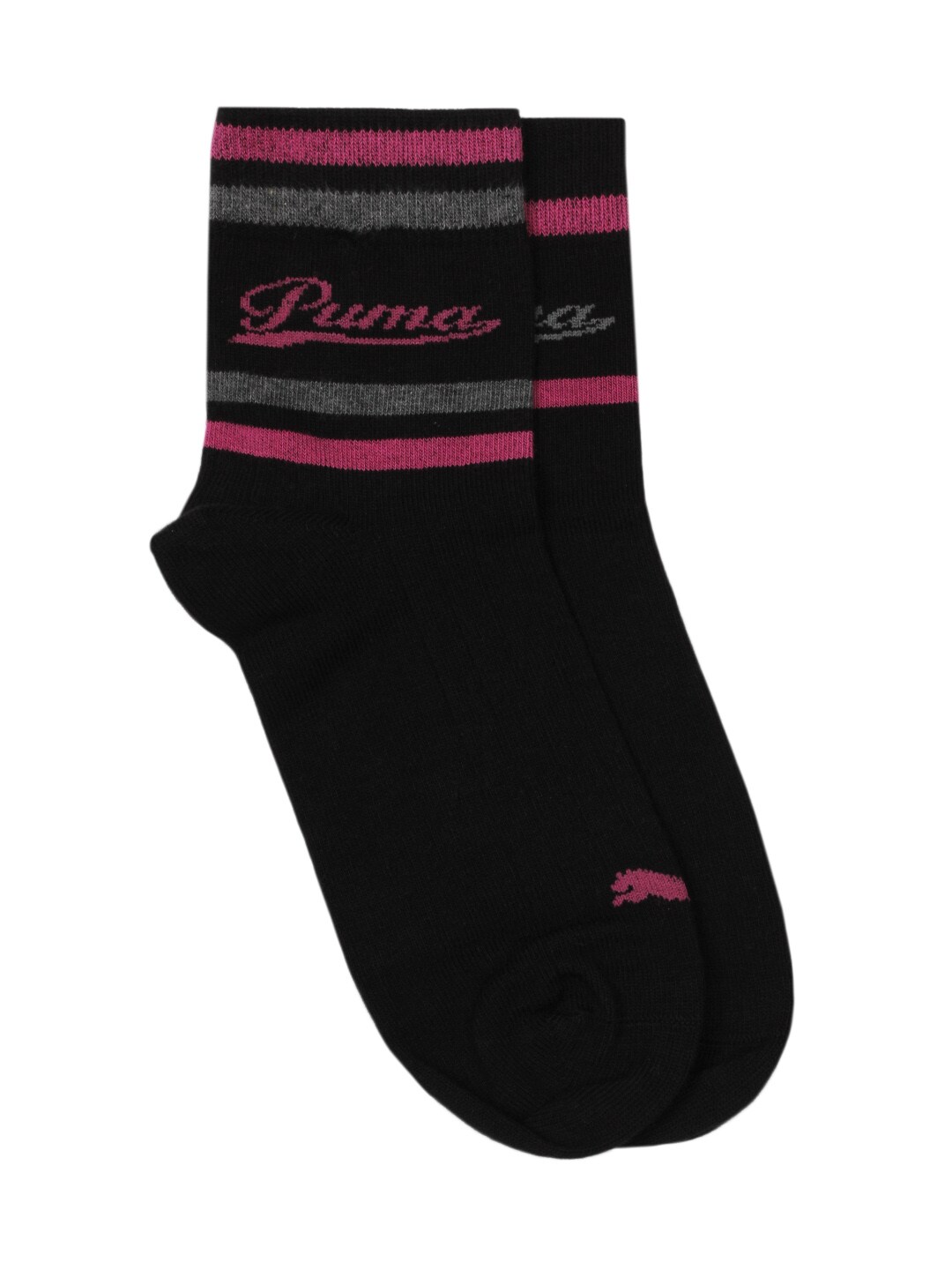 Puma Women Black Pack of 2 Socks