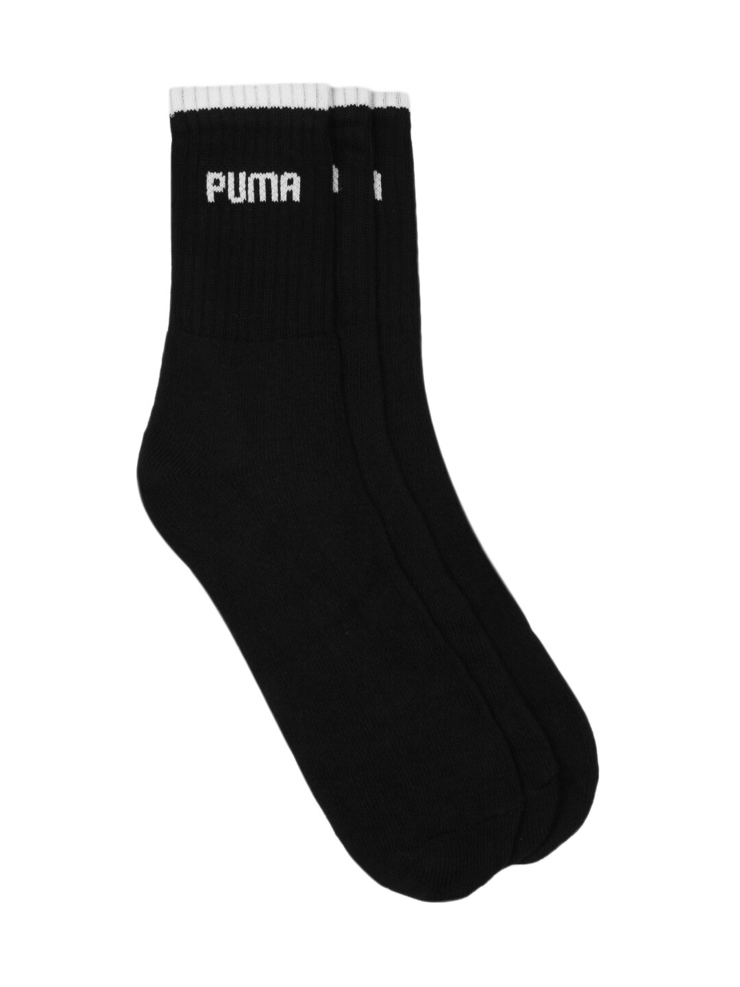 Puma Men Black Pack of 3 Socks