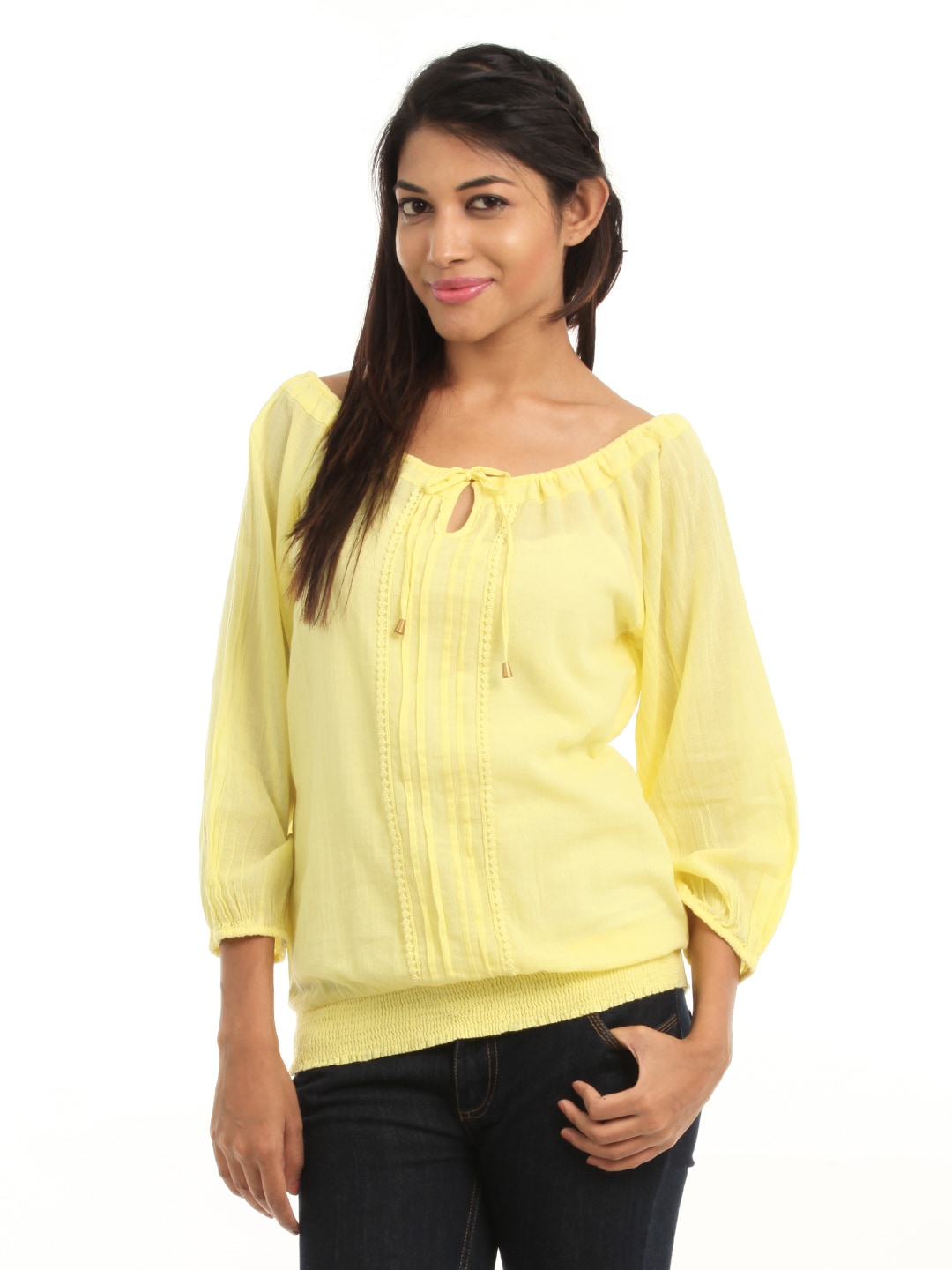 Vero Moda Women Yellow Top