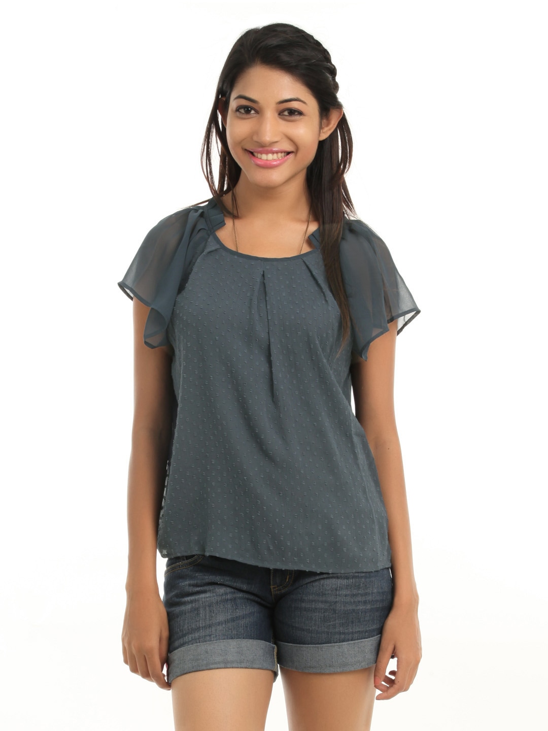 Vero Moda Women Grey Top