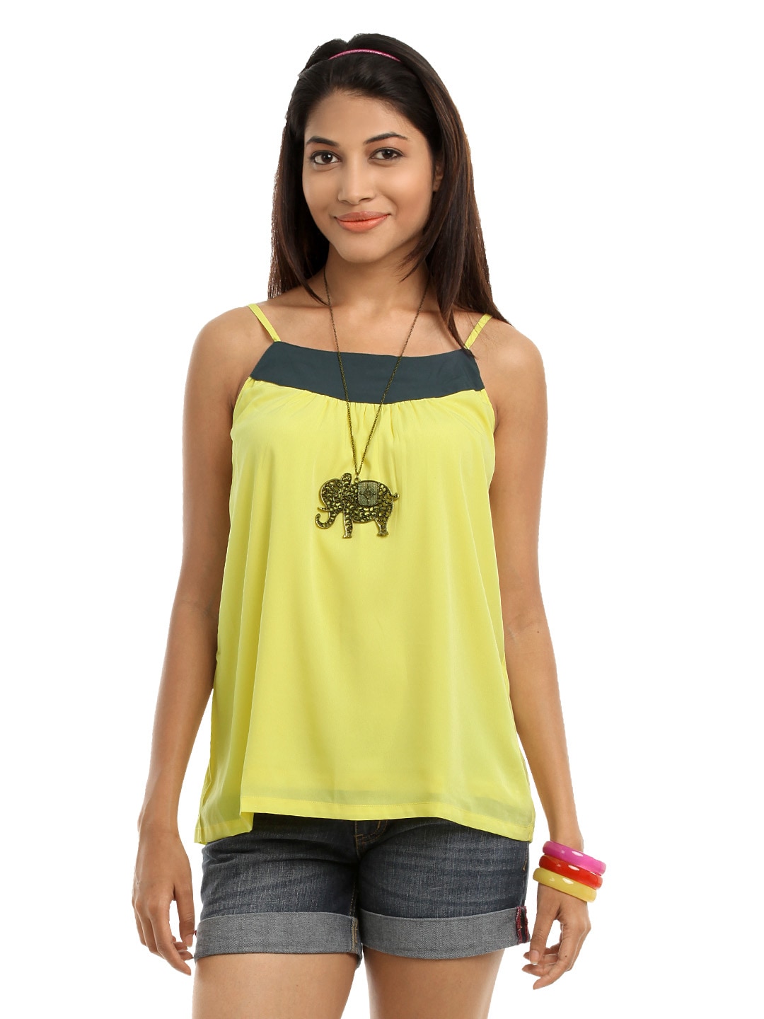 Vero Moda Women Yellow Top