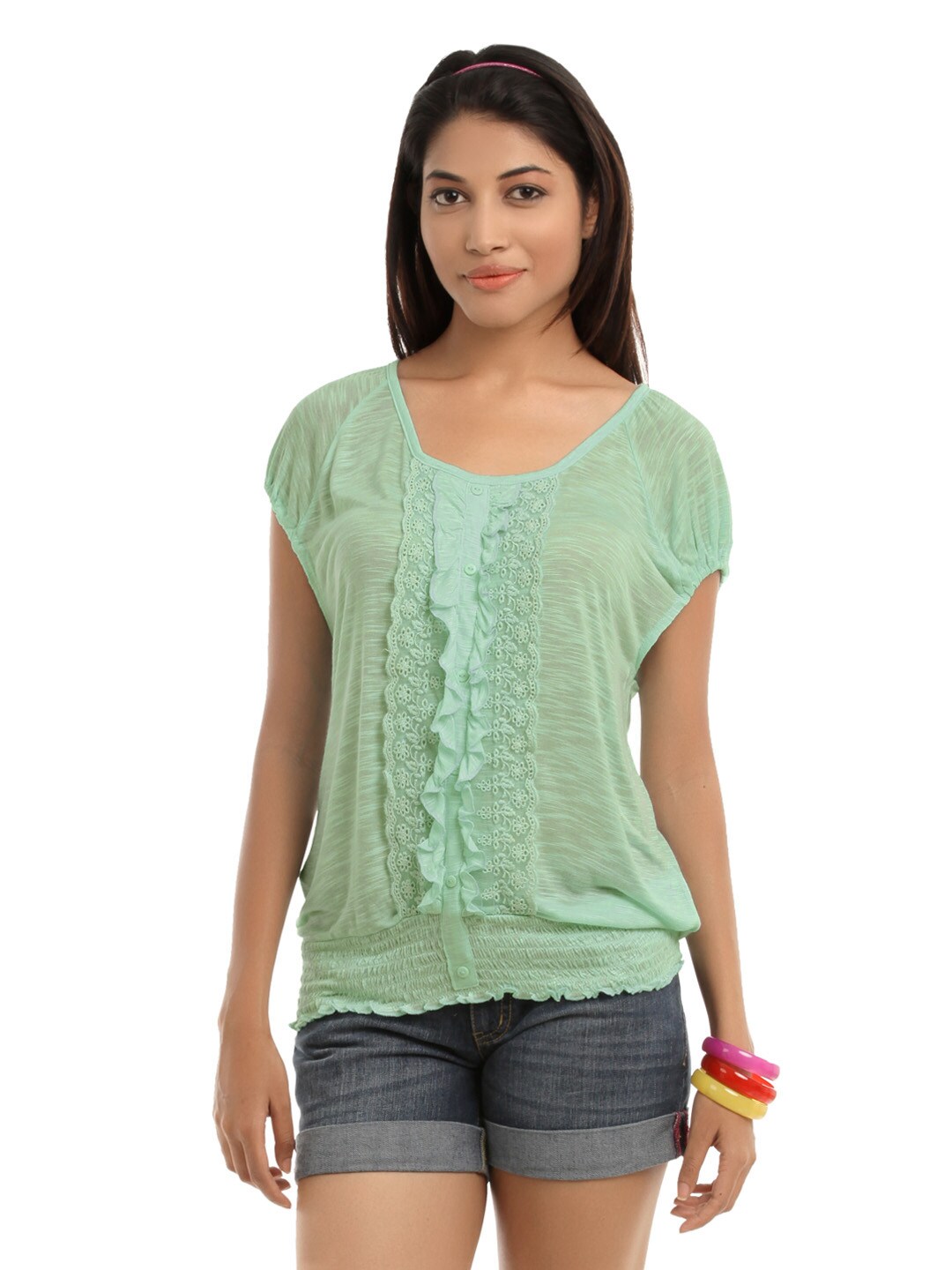 Vero Moda Women Green Top