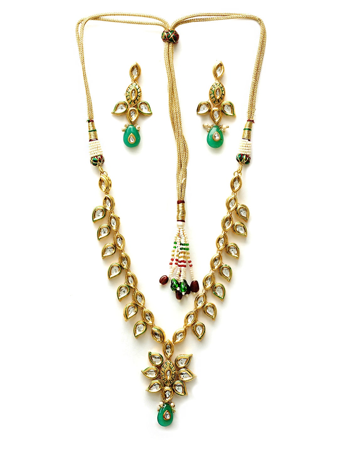 Royal Diadem Golden Jewellery Set