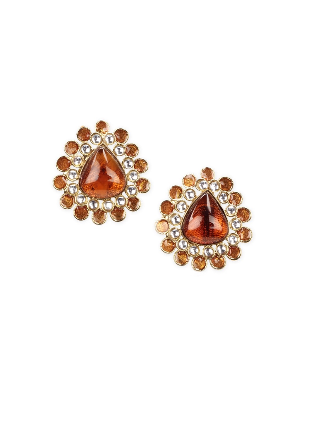 Royal Diadem Rust Earrings