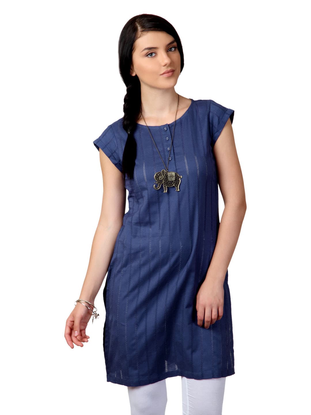 W Women Blue Kurta