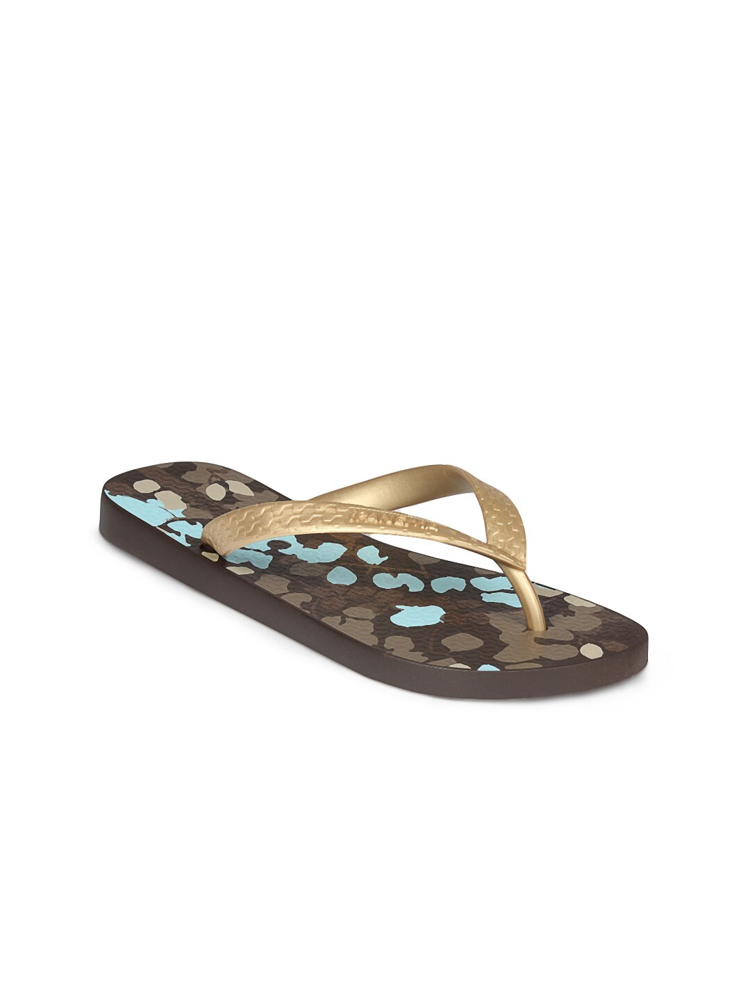 iPanema Women Gold Flip Flops