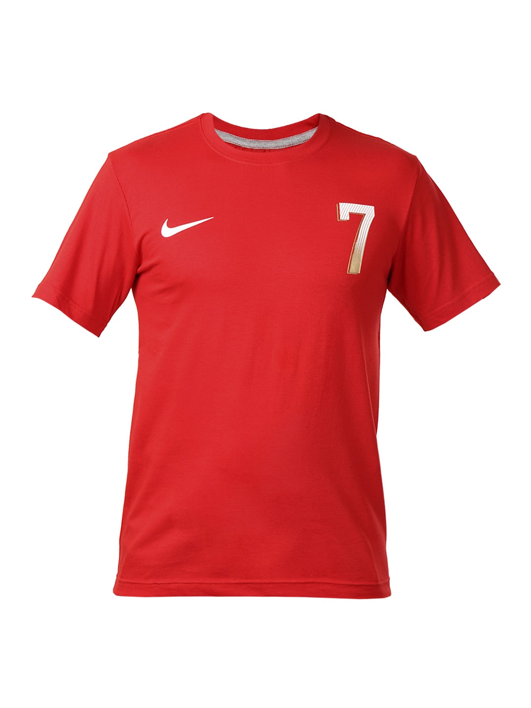 Nike Men Red Ronaldo Football T-shirt