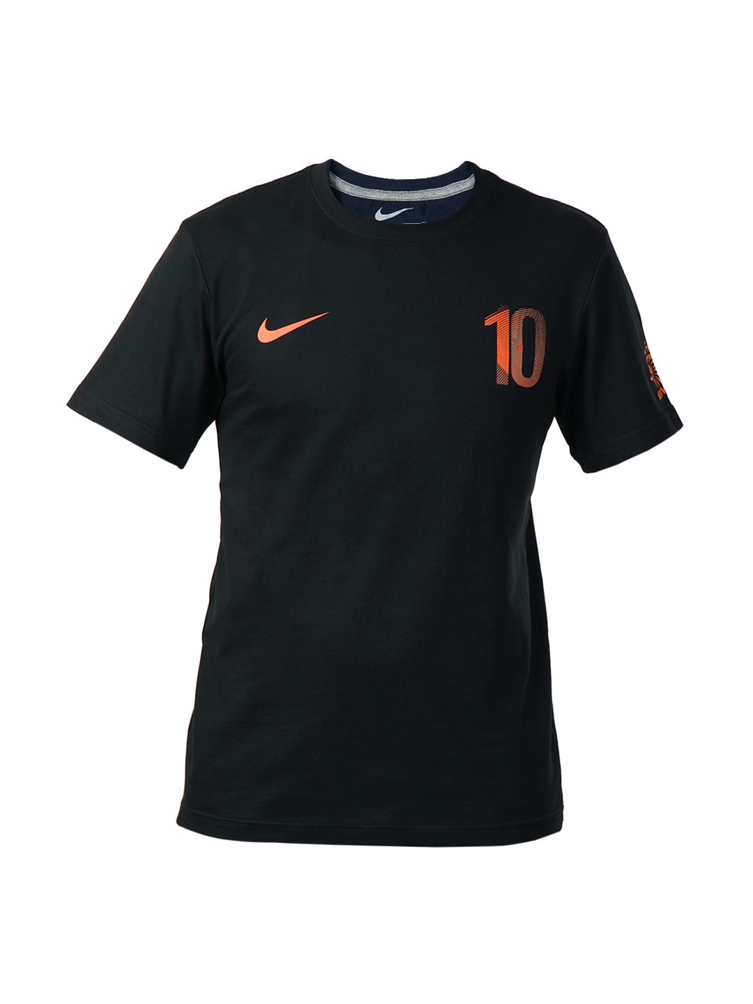 Nike Men Black Football T-shirt
