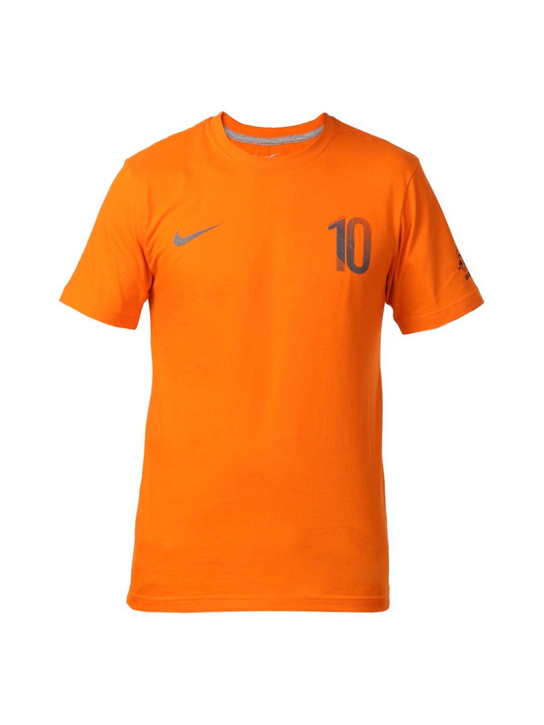 Nike Men Orange Football Tshirt