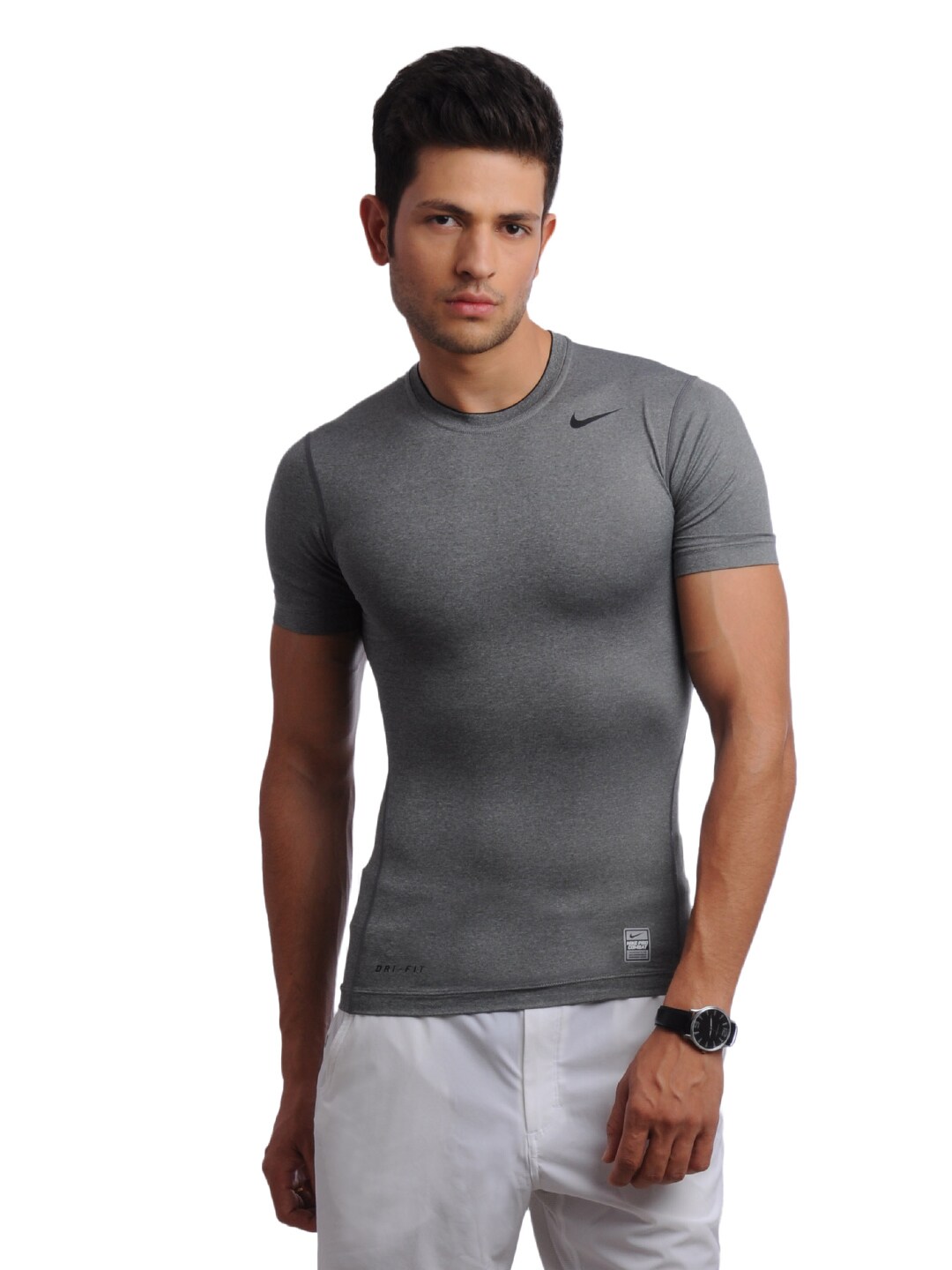 Nike Men Grey Training T-shirt