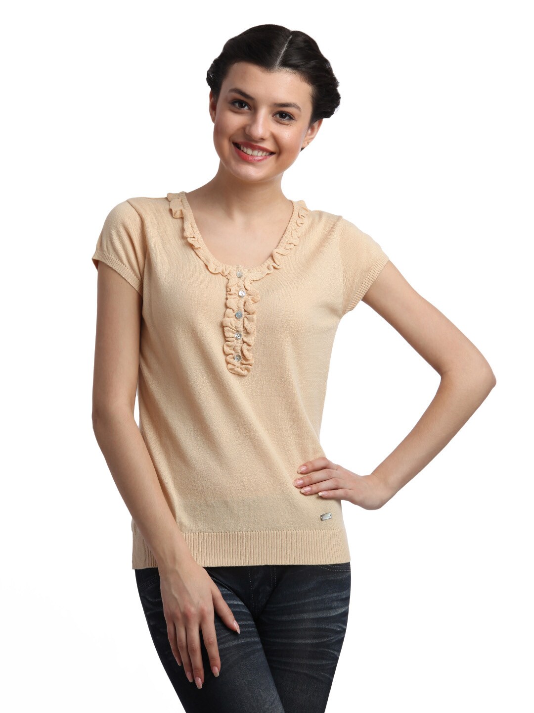 Arrow Woman Beige Top