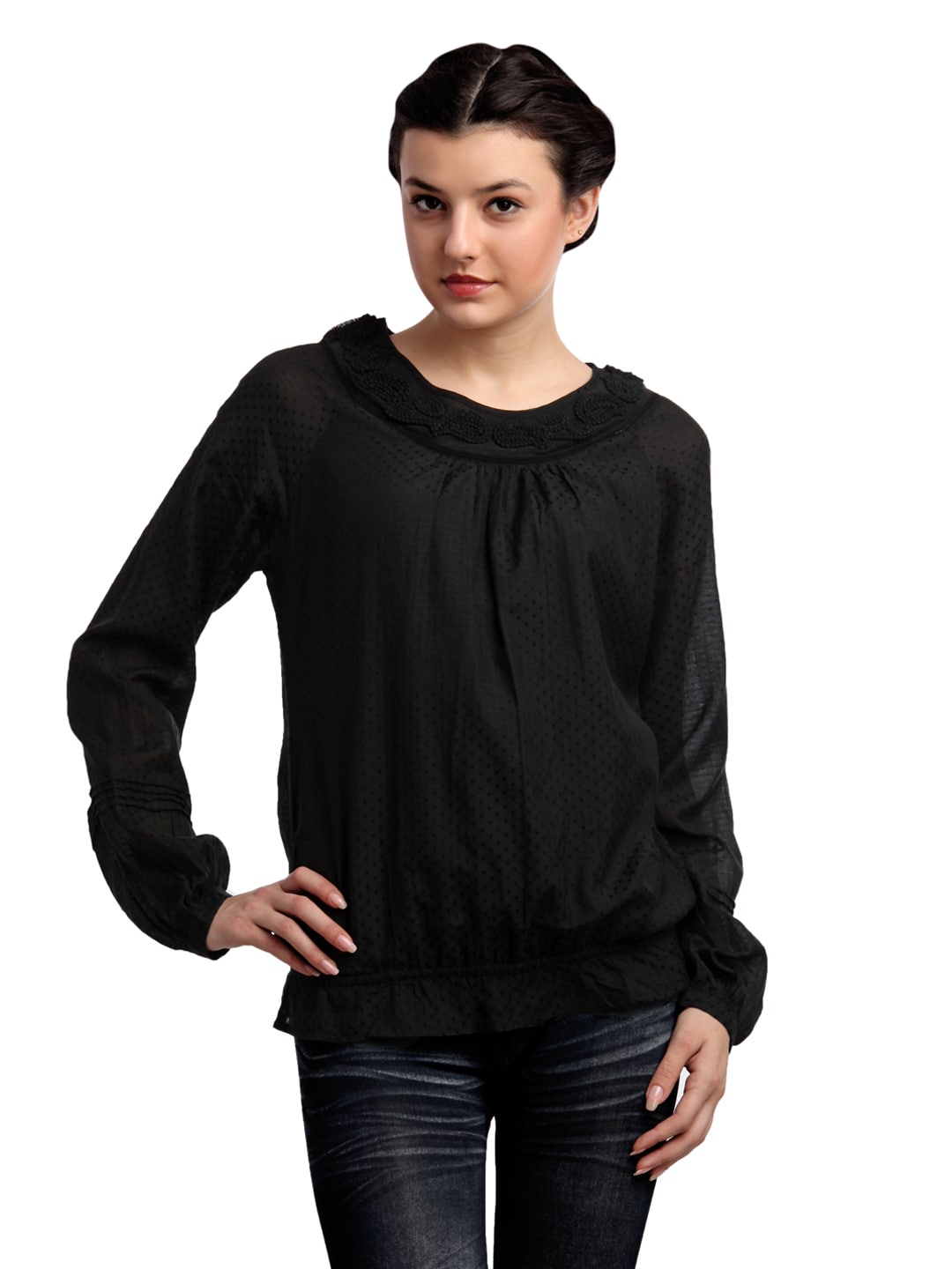 Arrow Woman Black Top