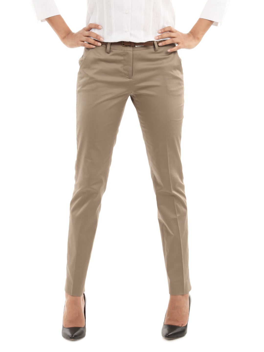 Wills Lifestyle Women Brown Trousers