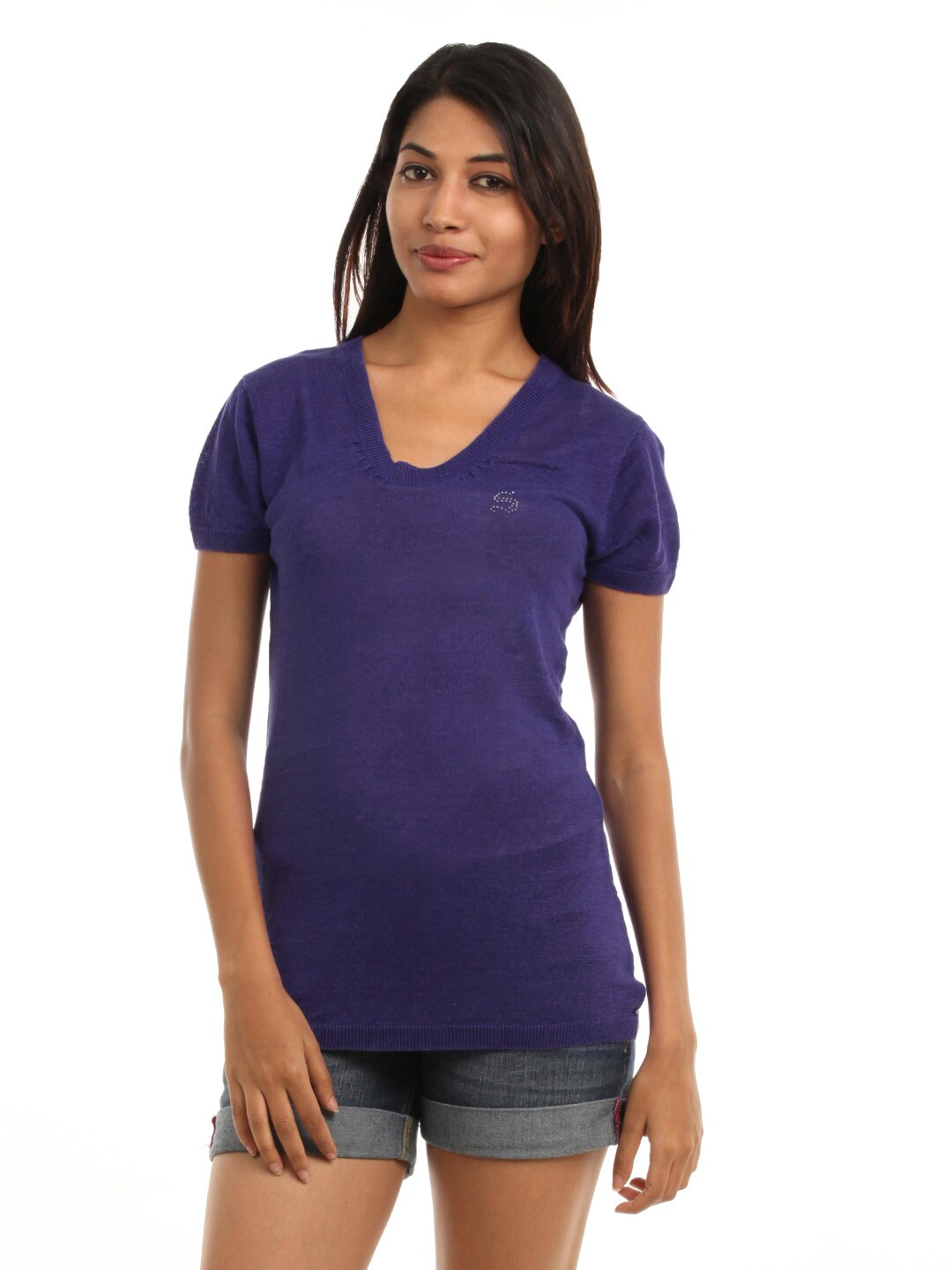 Spykar Women Purple Top