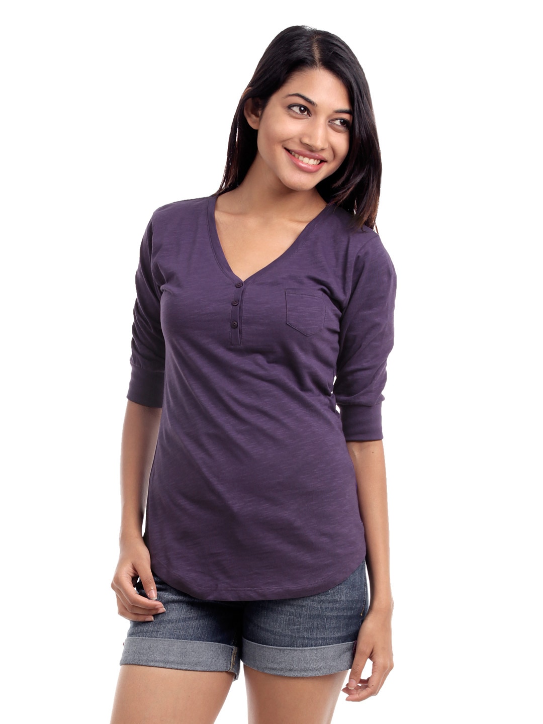 Spykar Women Purple Top